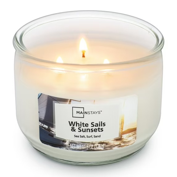 (2 Pack) 3-Wick Scented Candle, 11.5 oz Glass Jar Free Shipping in 2 Days..