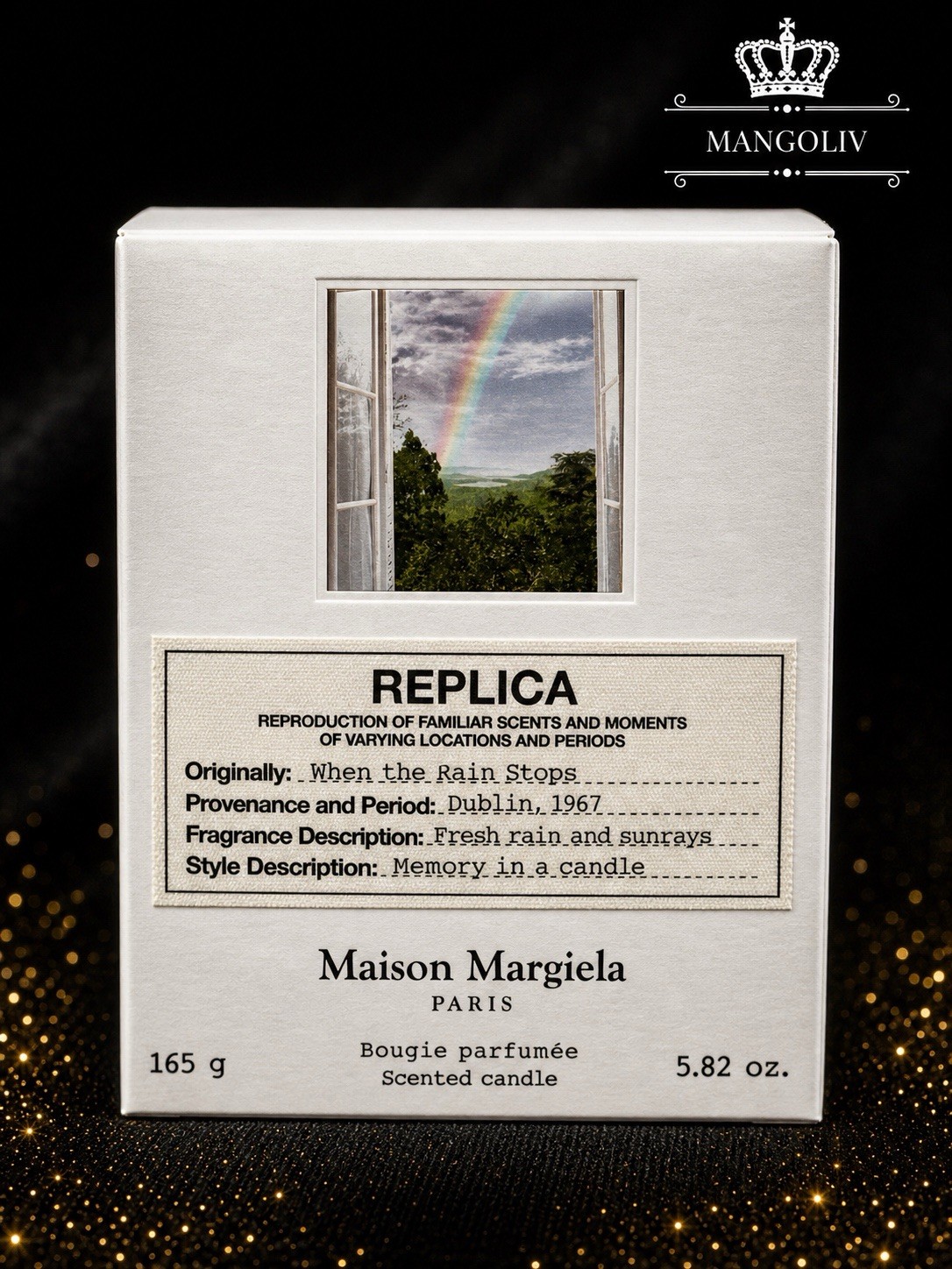 Maison Margiela Replica When The Rain Stops Scented Candle 5.82 oz (165g) Sealed