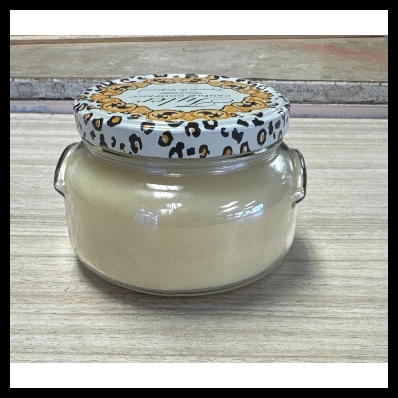 Tyler Candle Company Fearless 22 oz Large 2 Wick Jar Candle Leopard Print Lid