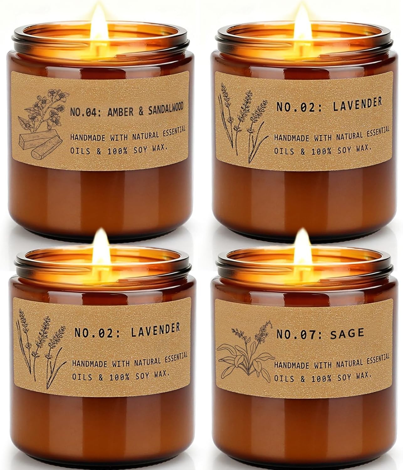 Scented Candles for Women � Large 36 Oz Scented Candle Gift Set for Birthday Val