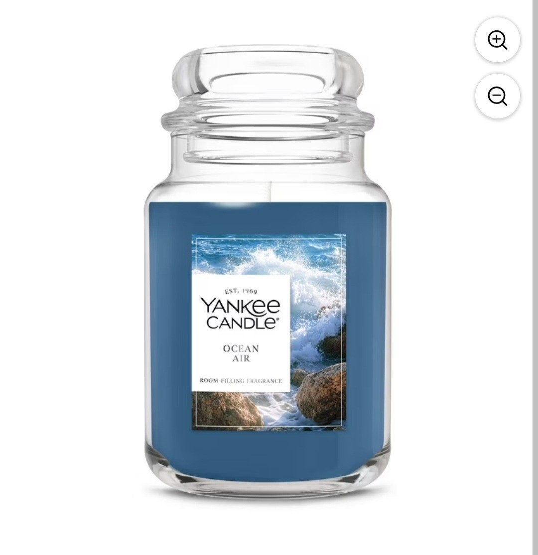 Yankee Candle Ocean Air Original Large Jar Scented Candles, 22 oz