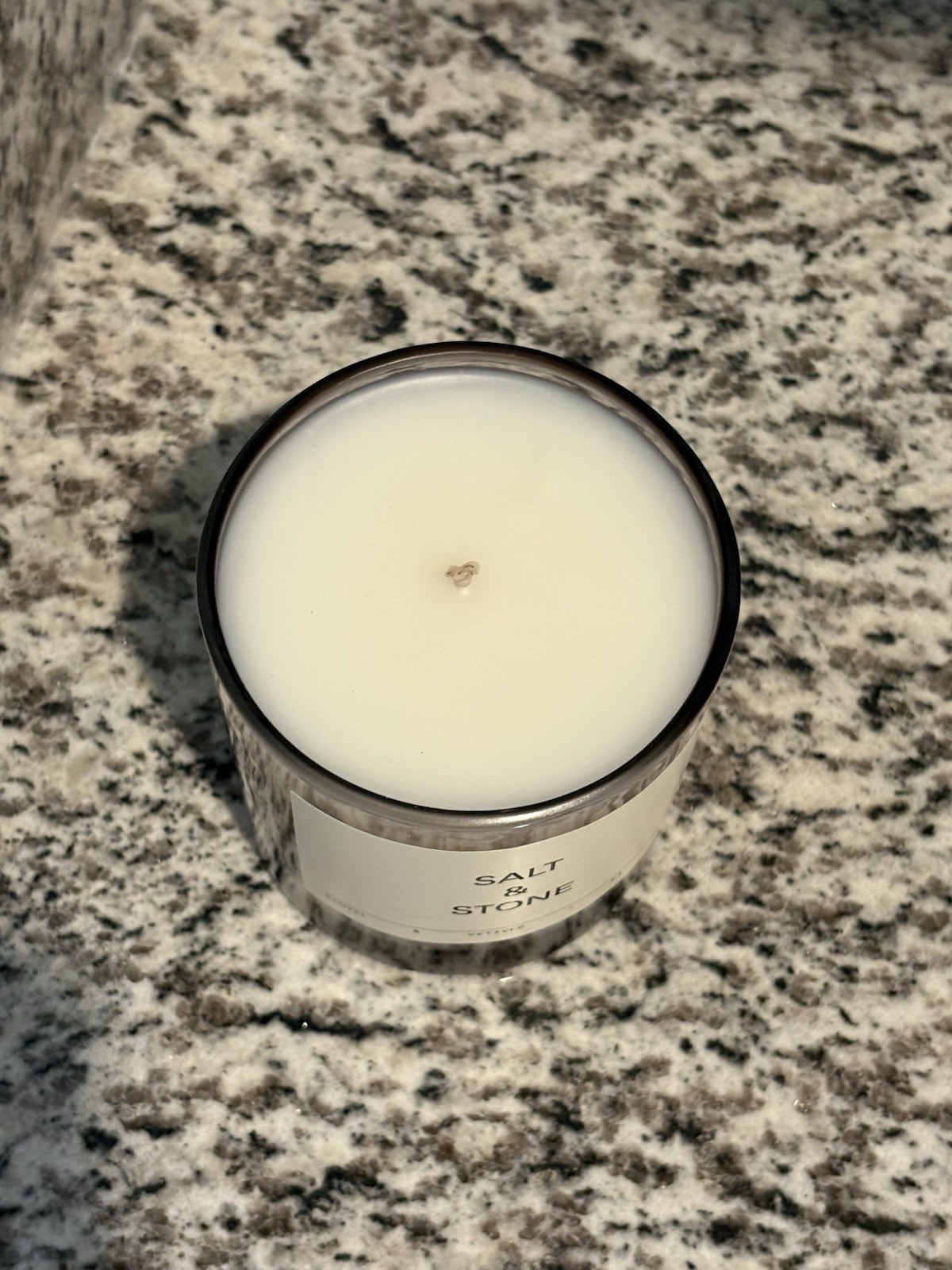 Salt & Stone Santal And Vetiver Scented Candle 8.5 oz NEW In Box
