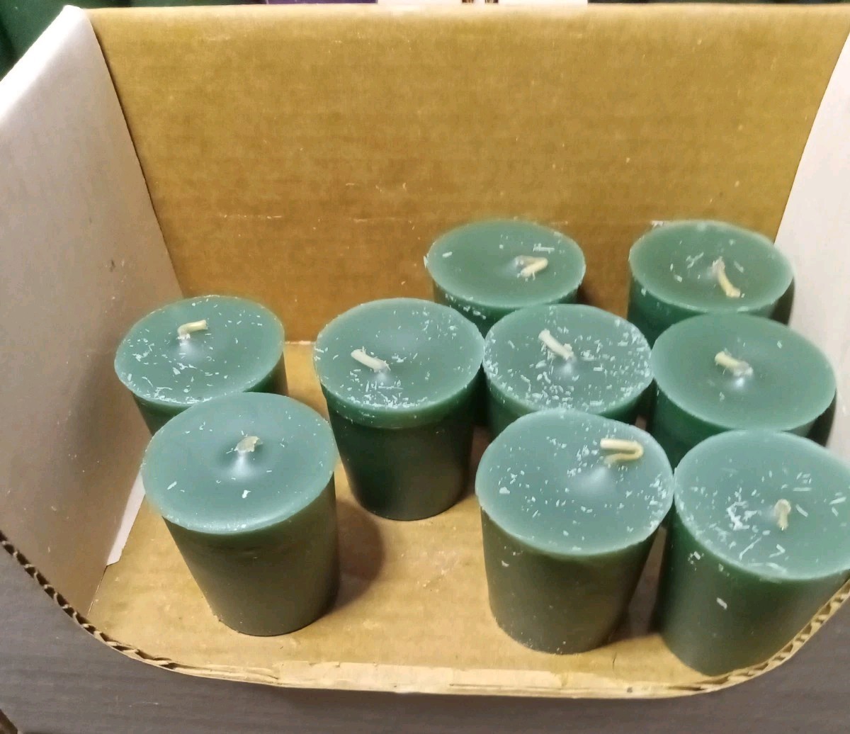 Lot Of 70+ Votive Candles, Asst Scents, Blue Ridge Brand-Hand Poured Wax NC Mtns