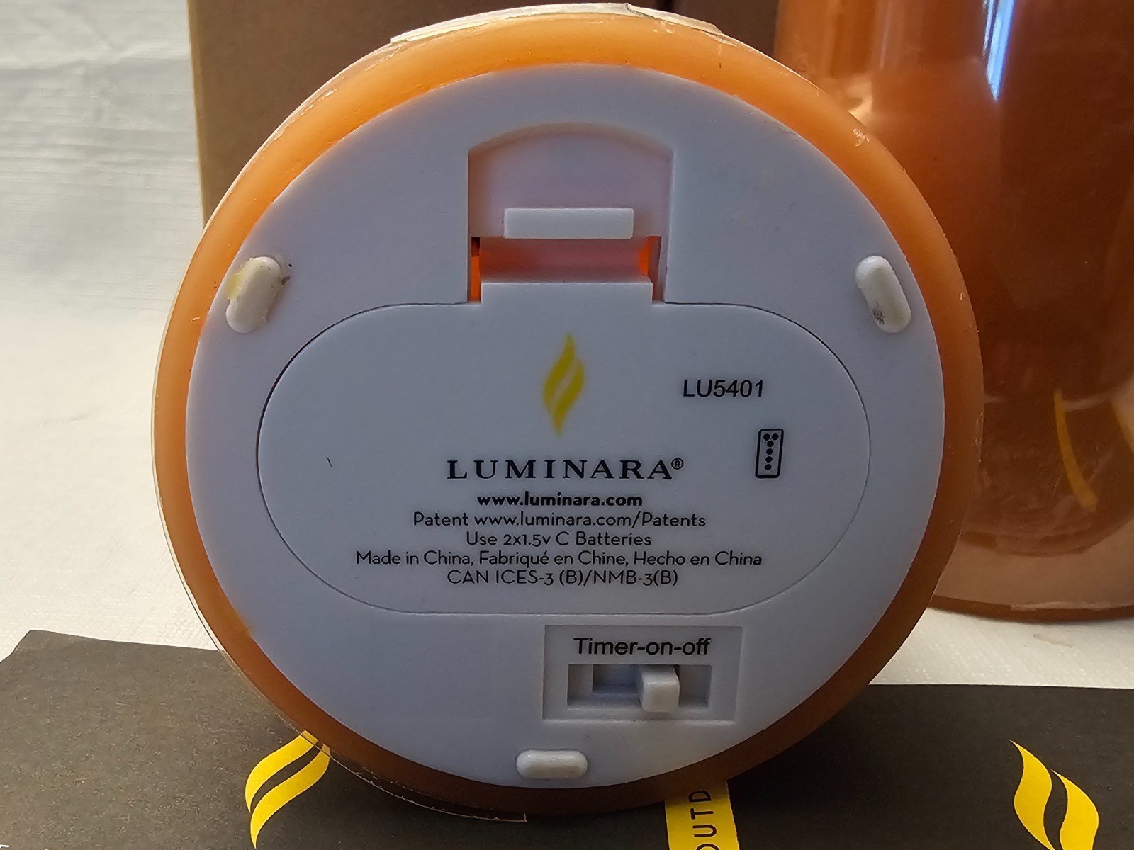 6 Rust Colored Flameless Luminara Pillar Candles 2ea 4.5″,6.5″& 8.5″ X 3″ Remote