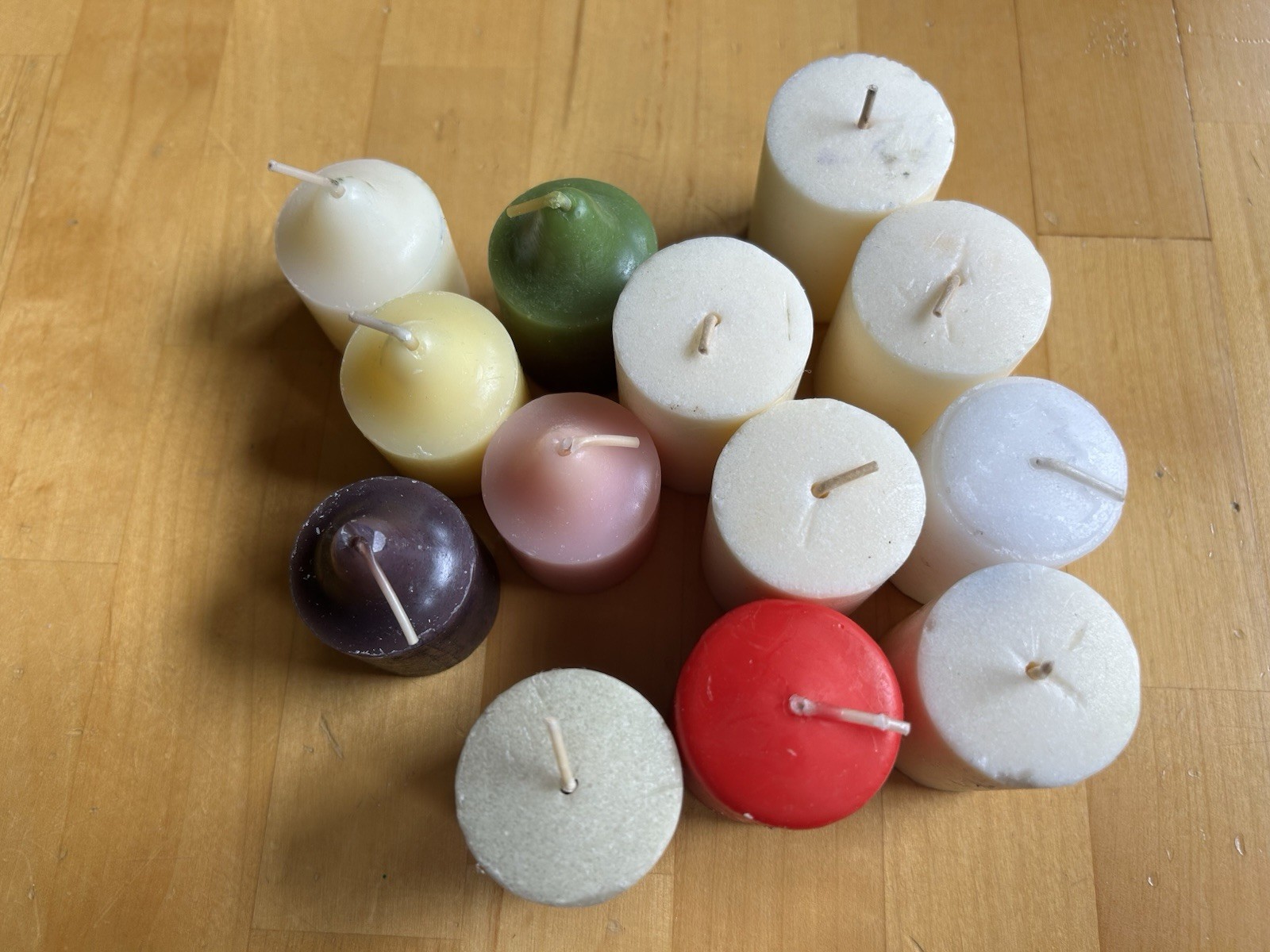 Large Lot of Votive Candle Assorted Colors and Scents Mix of Brands