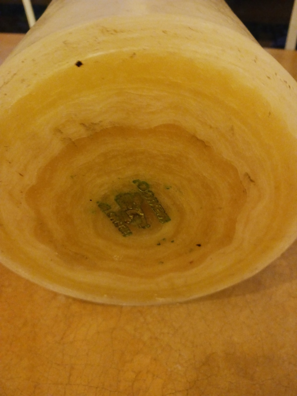 Natural Estate Candle 12 Lbs Oversized Pillar 12×6.5″ Unburned Unscented