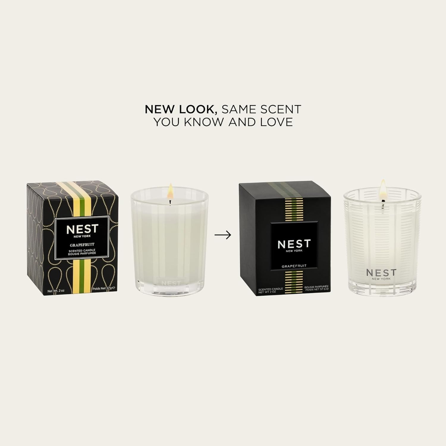 NEST New York Scented Votive Candle, Grapefruit – 2 oz