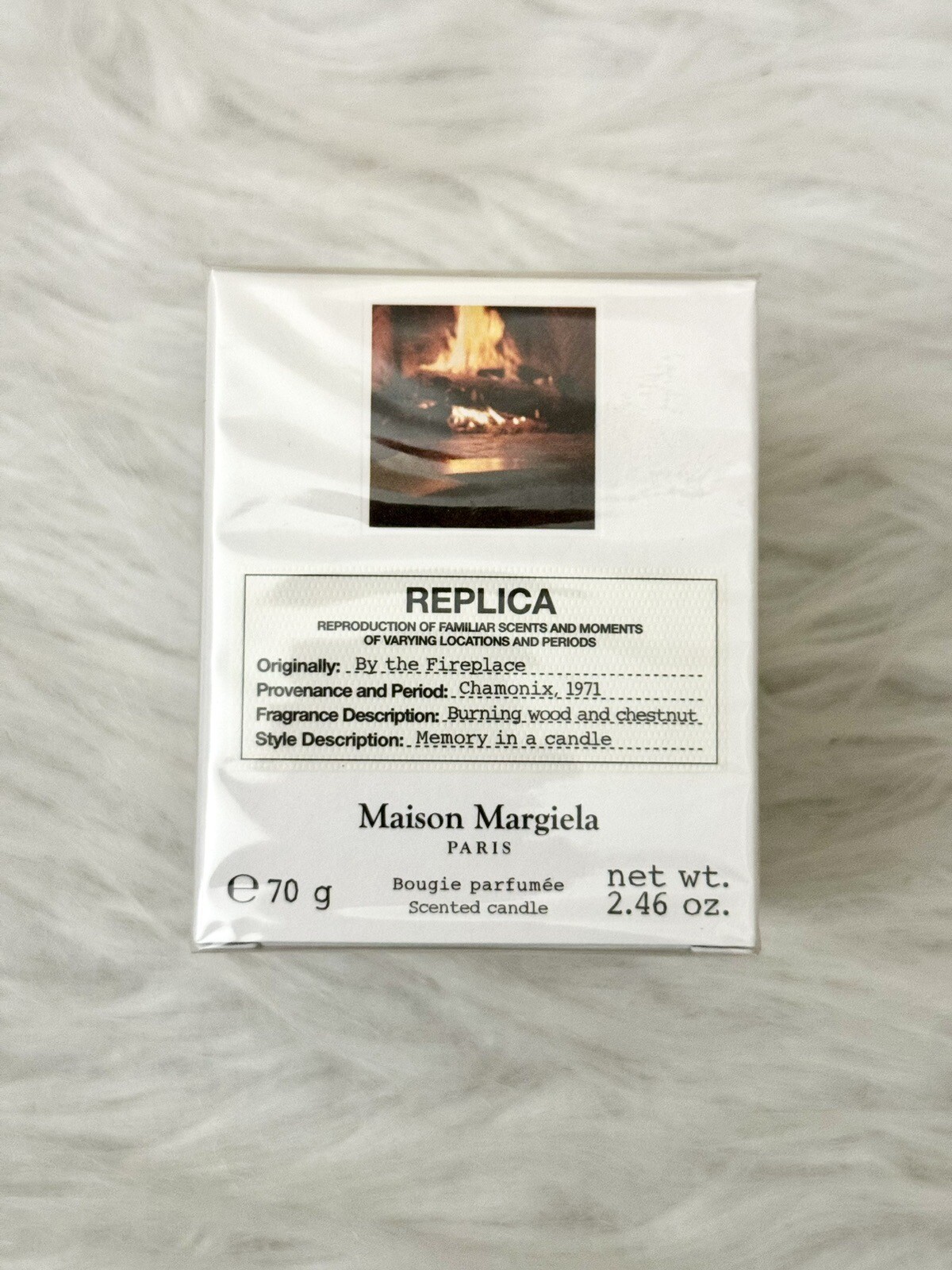 Maison Margiela REPLICA’ Mini By The Fireplace Scented Candle 2.5 oz / 70g New