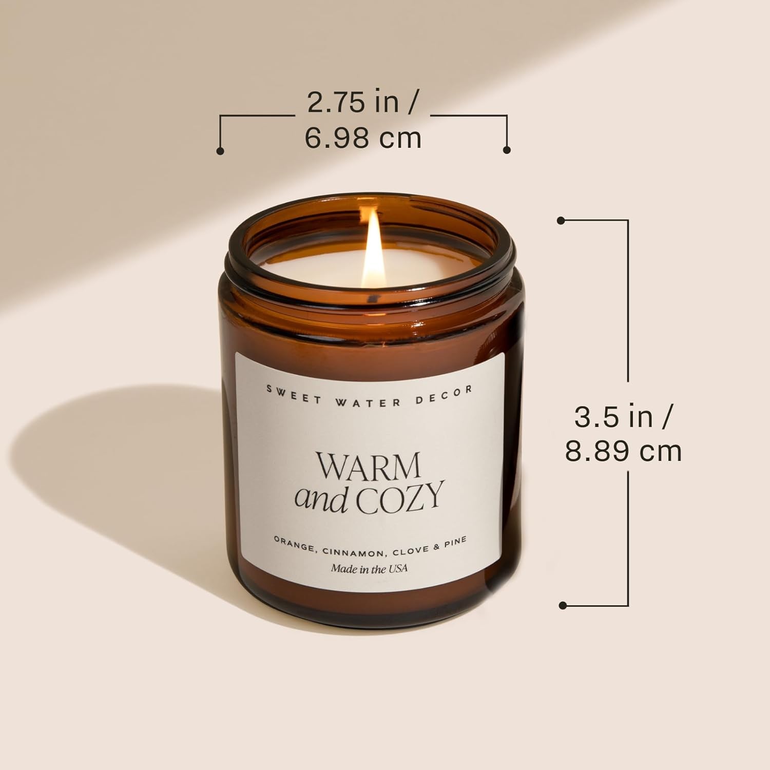 Hello Fall Soy Candles – Includes Hot Cider, Cinnamon, Cloves, and Nutmeg Scent