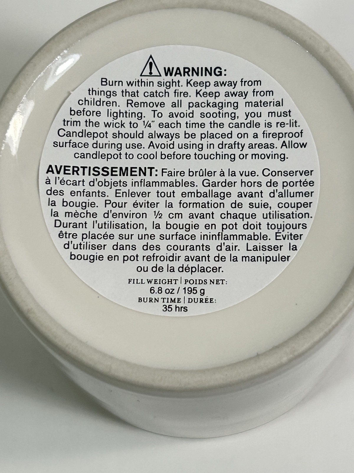 NEW VINTAGE Pottery Barn SNOW CURRANT 6.8 oz Scented Candle Original Box – B4
