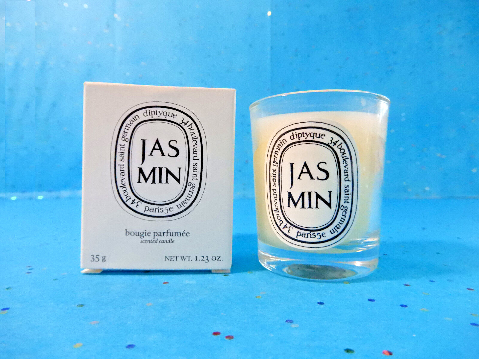 Diptyque Jasmin (jasmine) Mini Votive Scented Candle 1.23 oz / 35g (new w/ box)