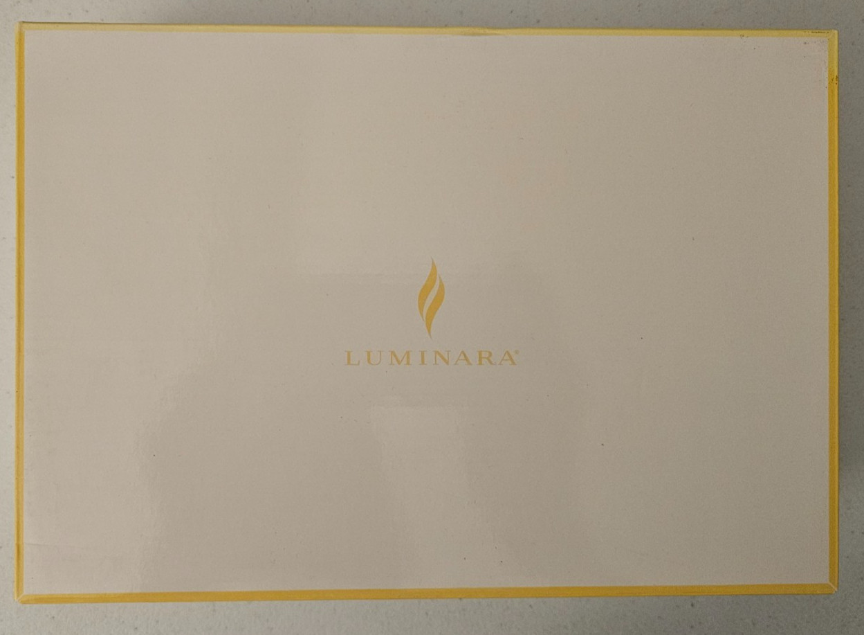 Luminara Canary Yellow 3 Pillar Candle Set Remote Control 4.5, 5.5 & 6.5″ X 3″