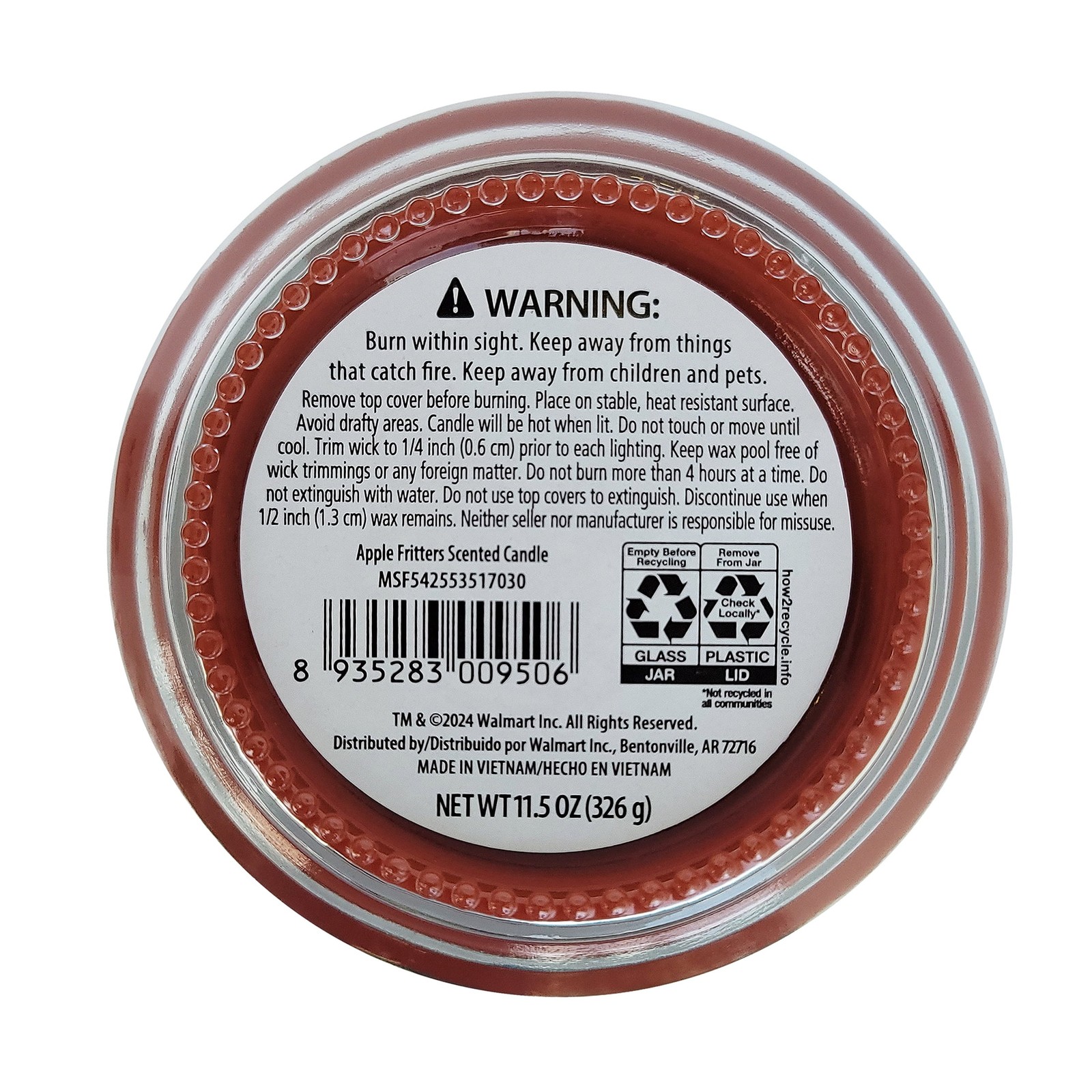 3-Wick Glass Jar Candle, 11.5 oz