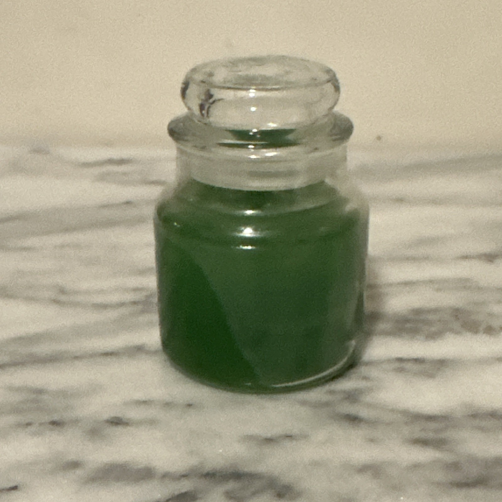 Yankee Candle Green Grass 3.7 oz Small Jar White Label RETIRED DISCONTINUED