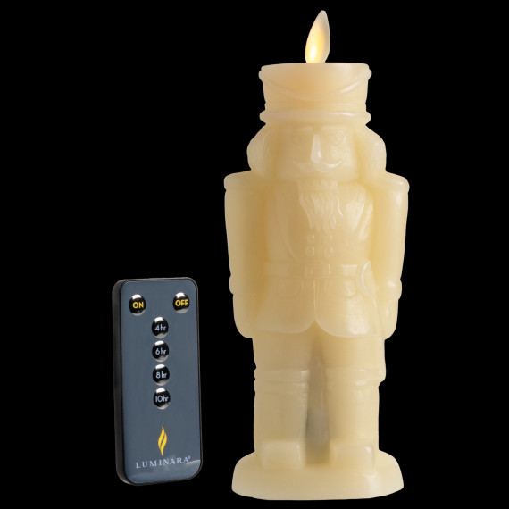 Luminara 8″ Flameless Nutcracker Figural