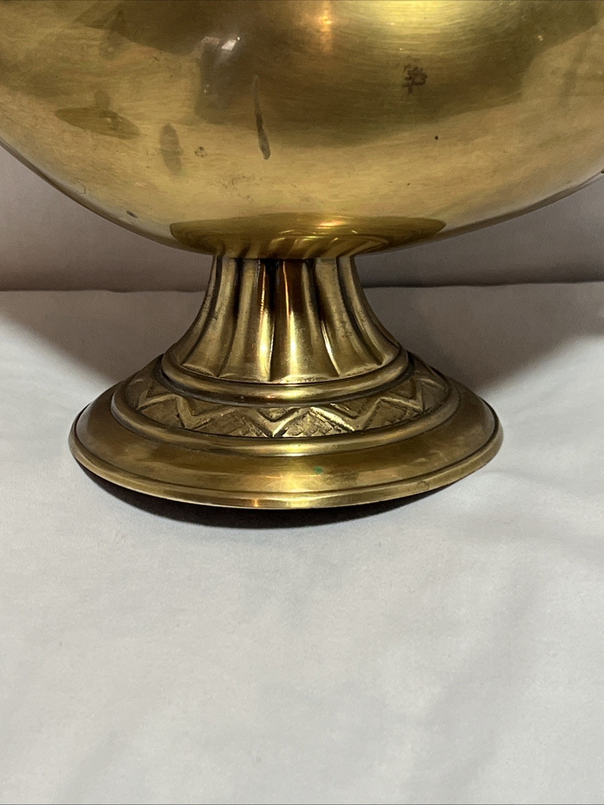 Genie Lamp Candle Never Lit Brass Plated Aladdin Style Heavy Made In India
