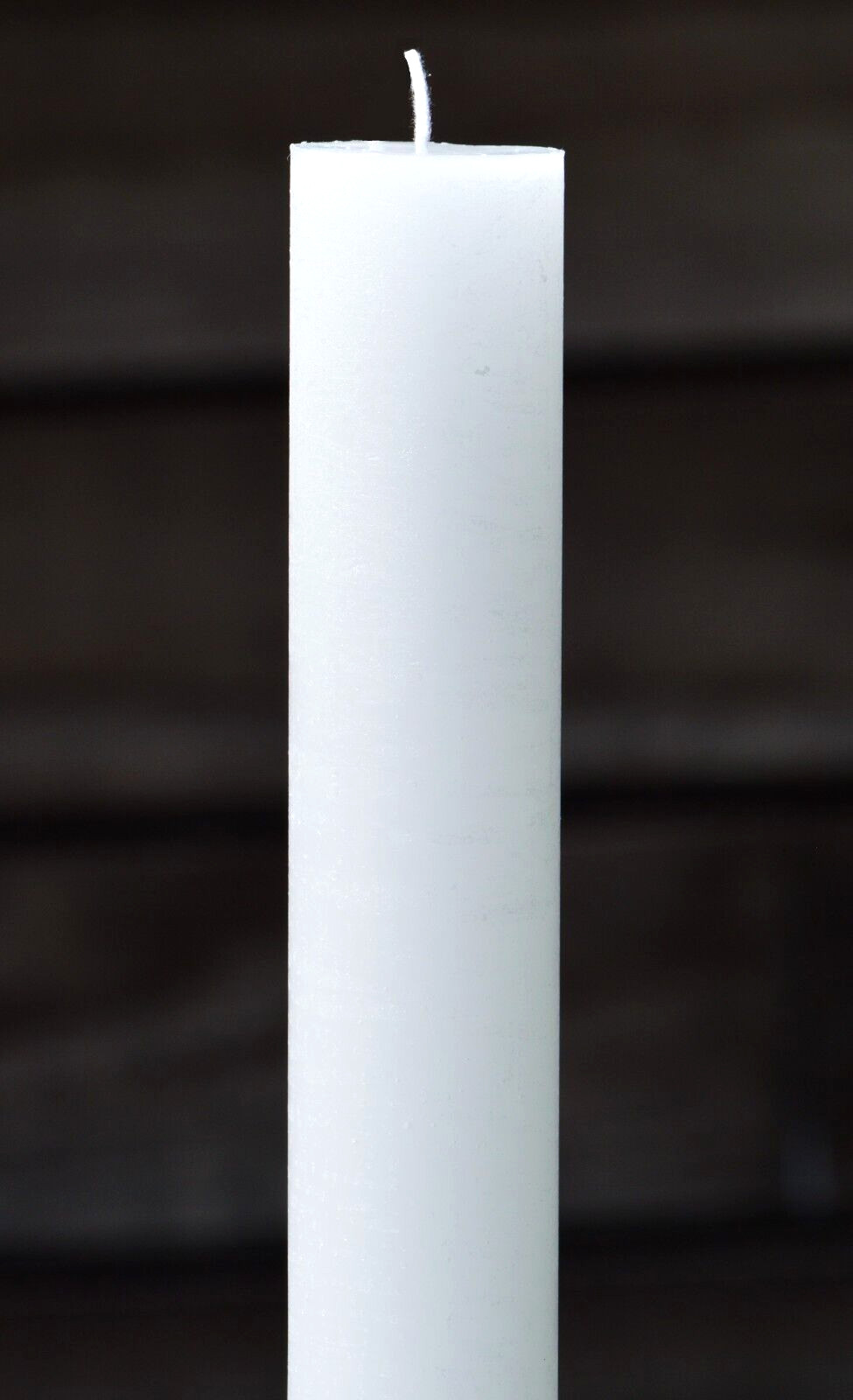 Pillar Candles 24 Inch Tall White Handmade Unscented For Wedding Baptism Church