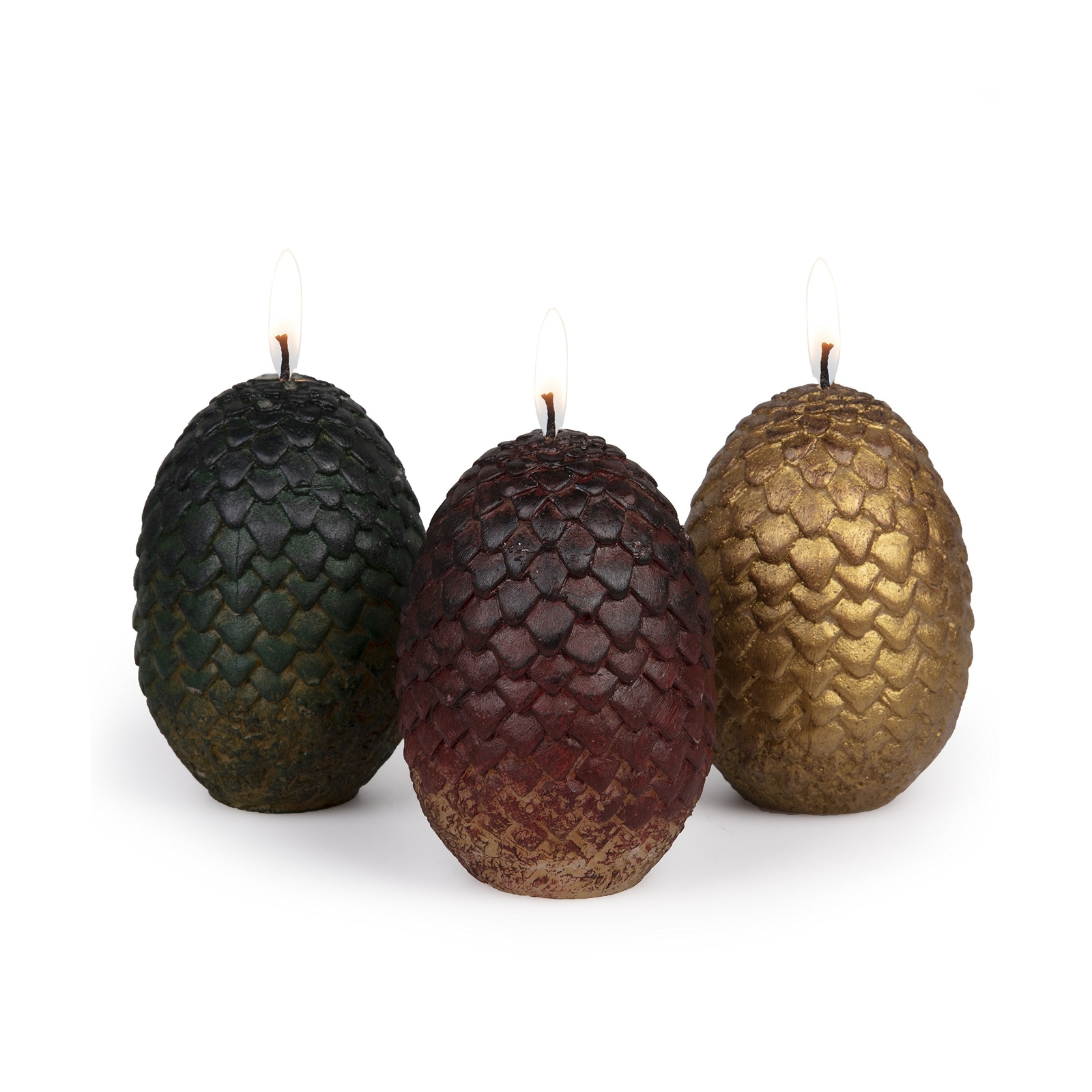 Game of Thrones Dragon Egg Replica Candles, Set of 3 – Great Valentines Day G…
