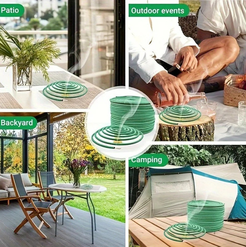 20pcs Scented Candles with Stand Natural Lemongrass Fragrance Outdoor Use – NEW