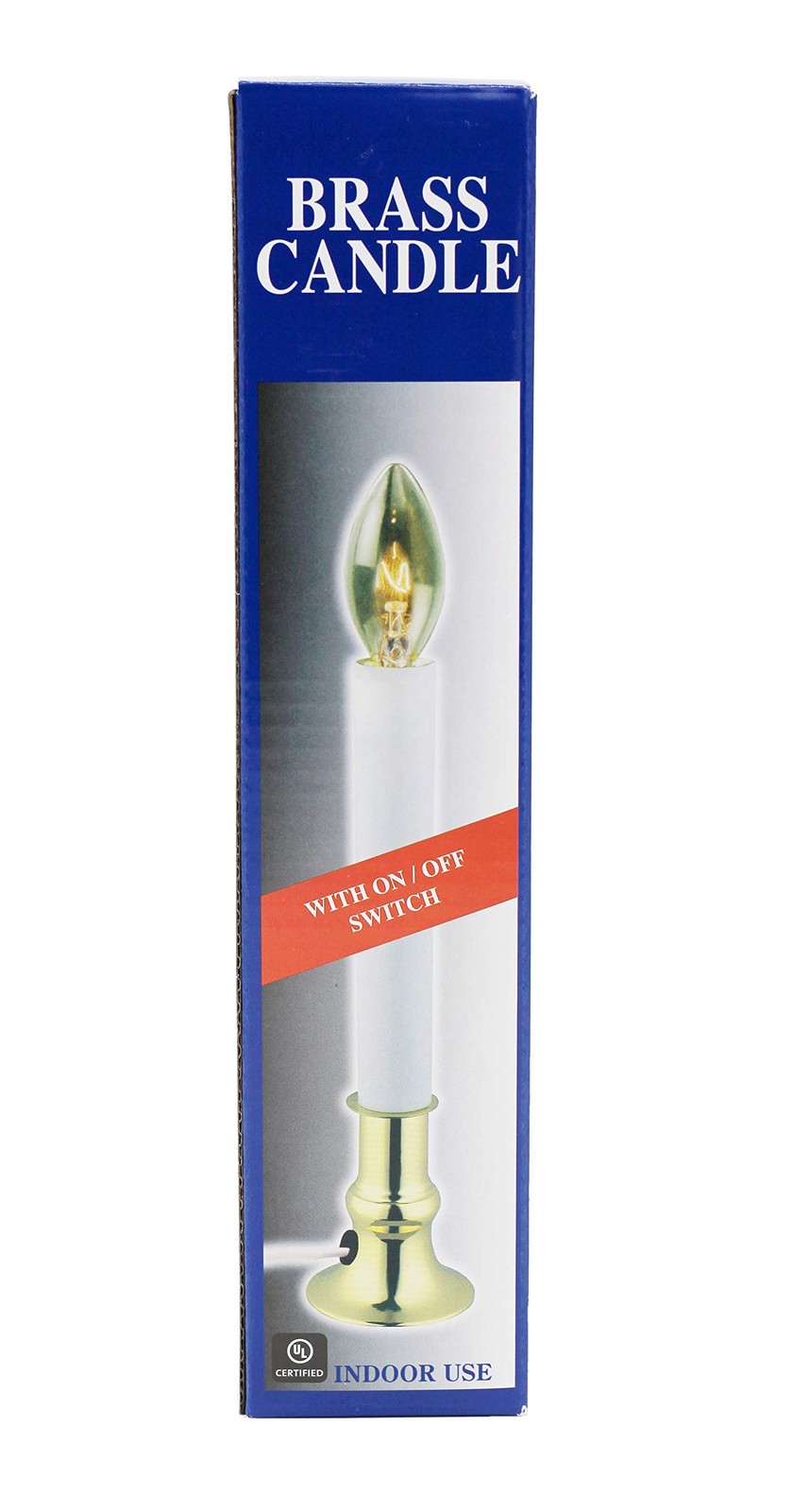 Creative Hobbies® Pack of 6 Electric Window Candle with On/Off Switch, Light