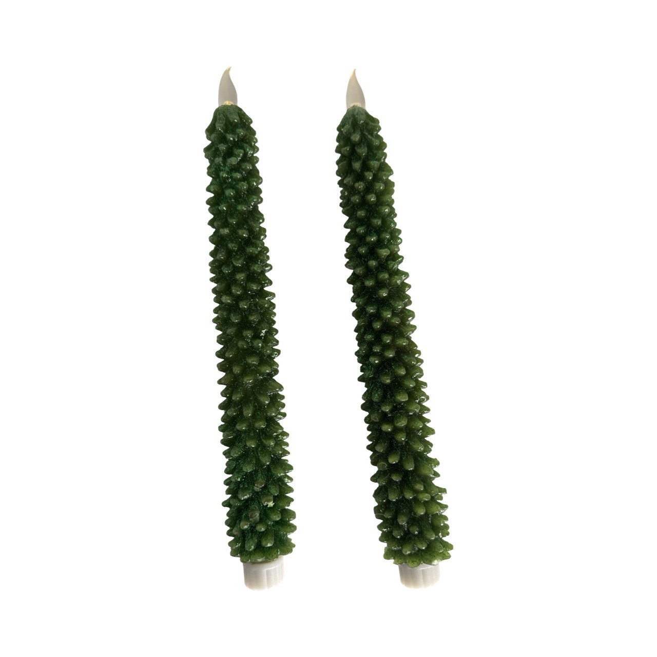 Pier 1 Imports Holiday Flameless LED Taper Candles Takes 2 AAA Batteries Each