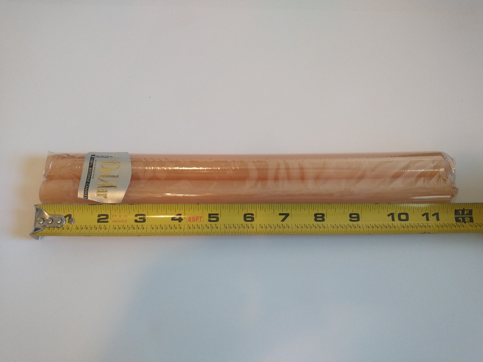 Vintage Del Mar Lot Of 10 100% Beeswax Candles Sealed 12″