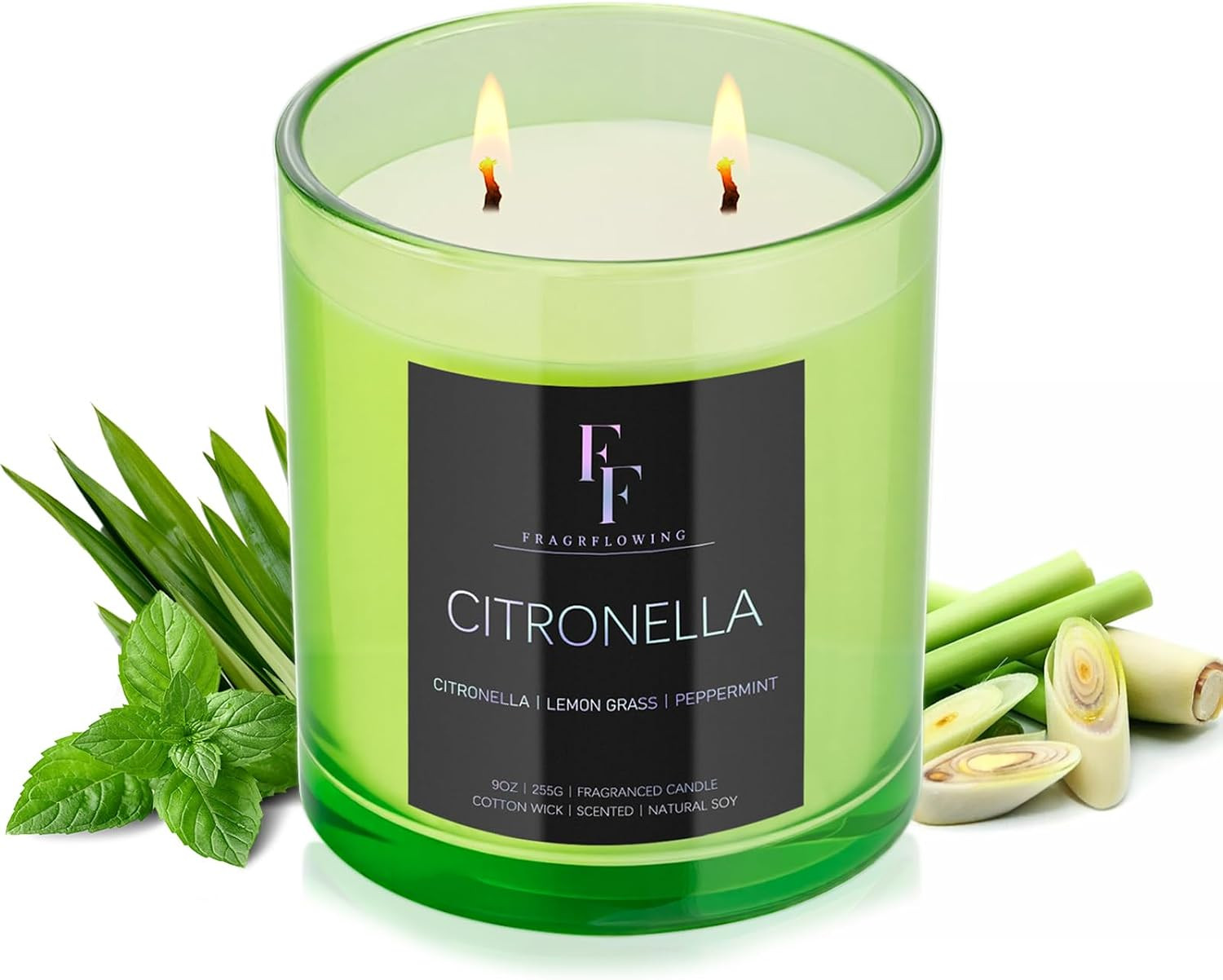 Large Scented Candle 22 oz 3 Wick Soy Wax Gift Candle Size Options