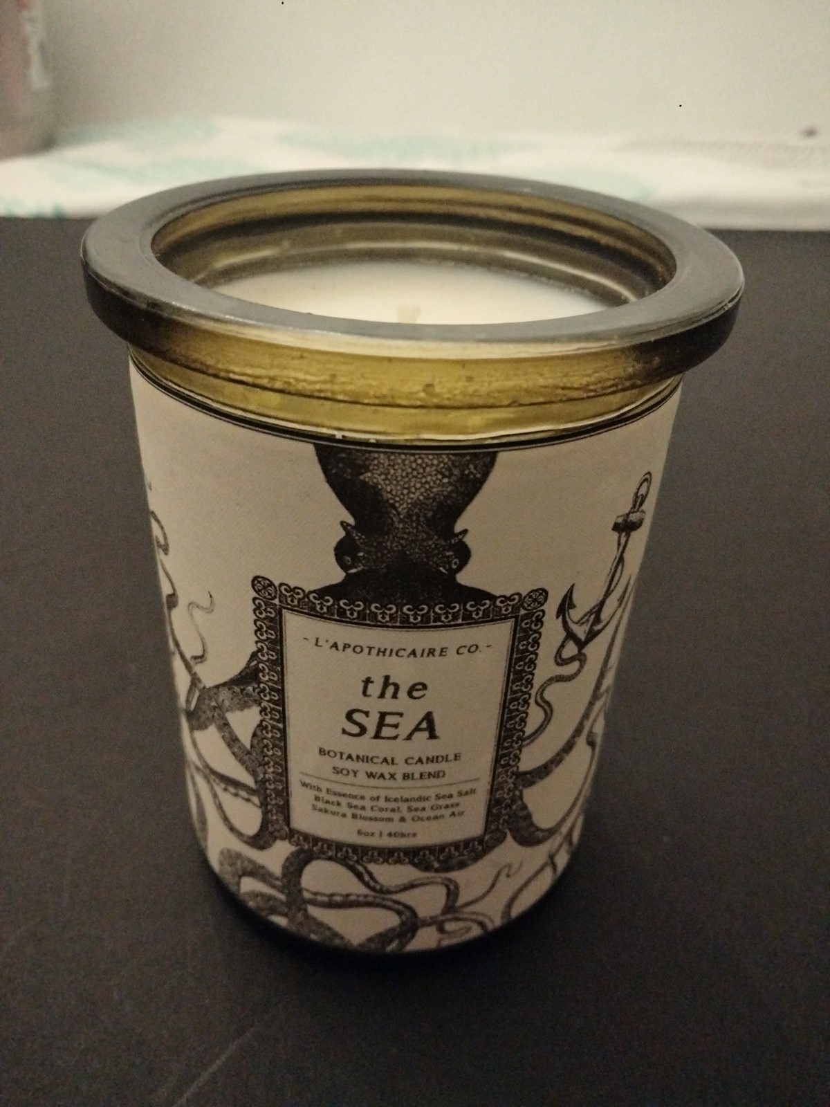 L’Apothicaire Co The Sea Botanical Candle Soy Wax Blend New