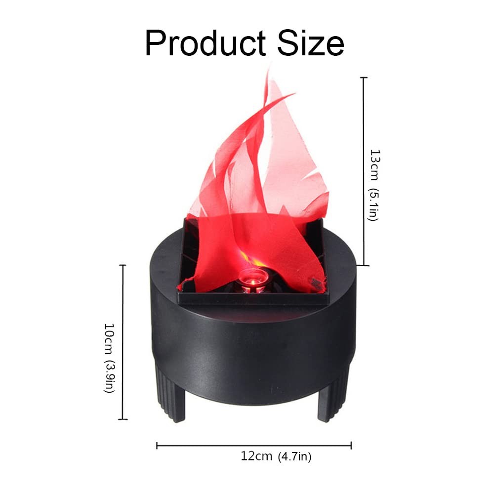 3D LED Fake Fire Flame Light, Artificial Flickering Flame Lamp Bulb Electric …