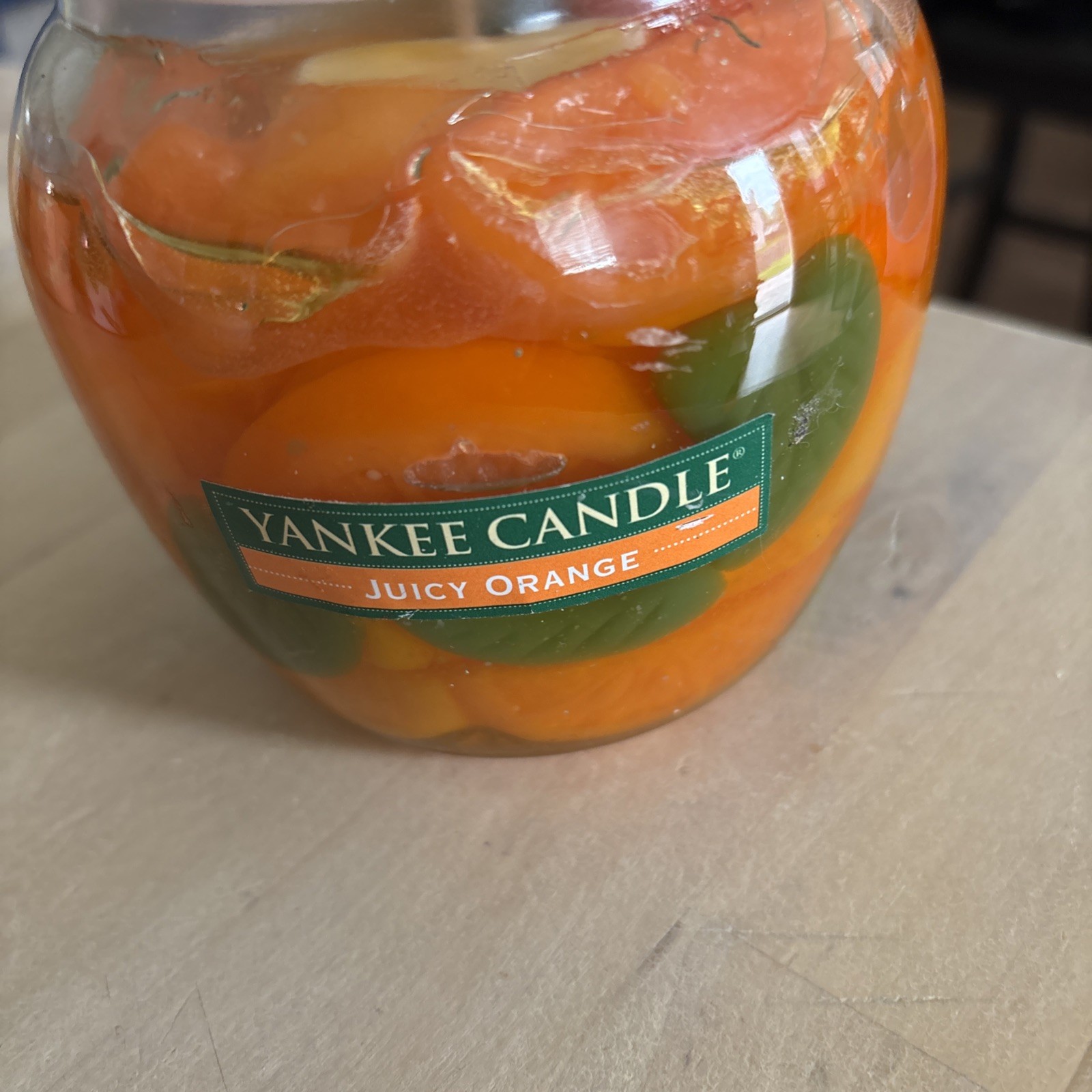 Yankee Candle Farmers Market 15.5 Oz. Oval Jar Candle Juicy Orange