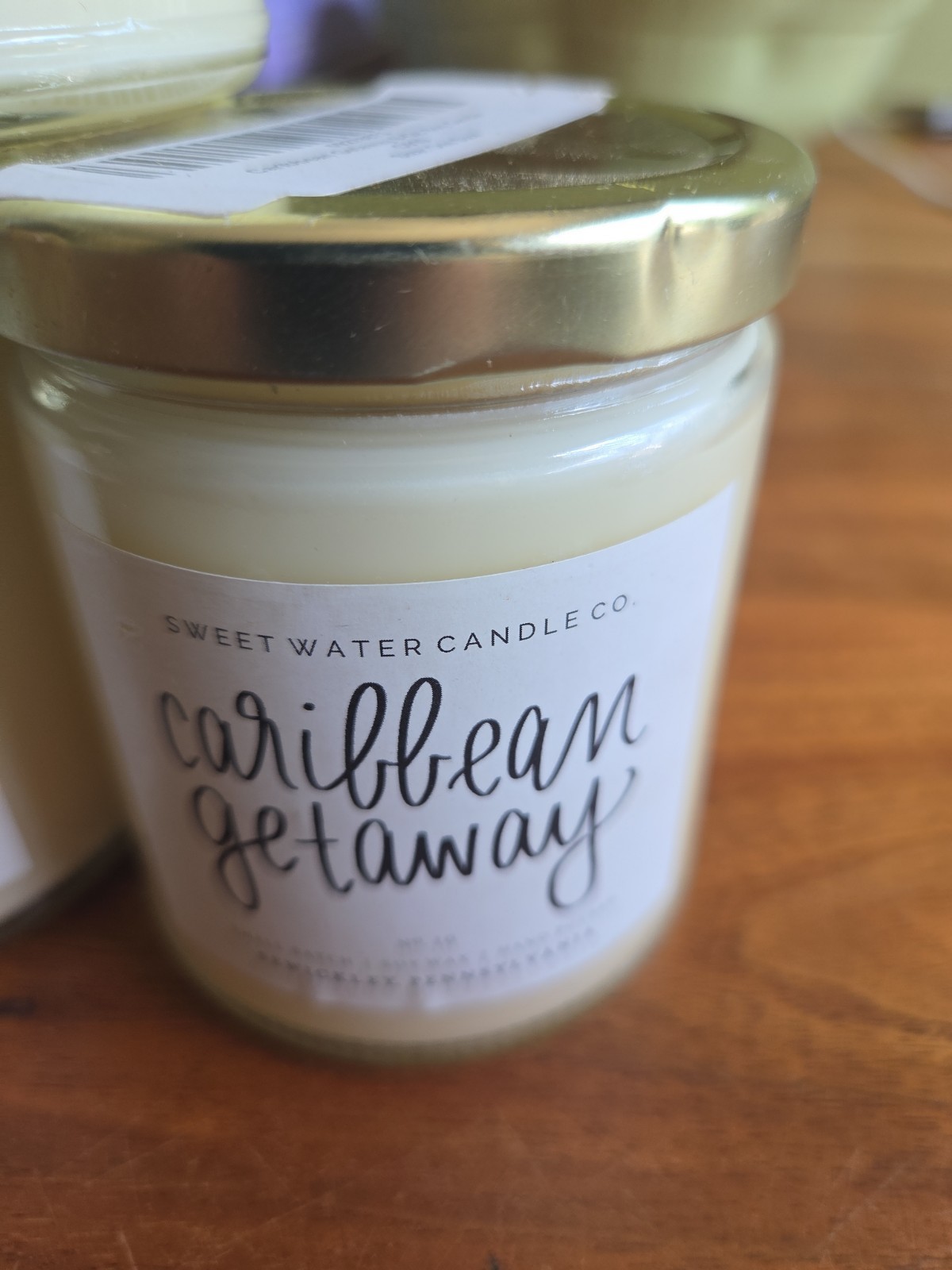 Sweet Water Decor 9 Oz Warm + Cozy Hand Poured Soy Wax Blend Made in USA Lot 6