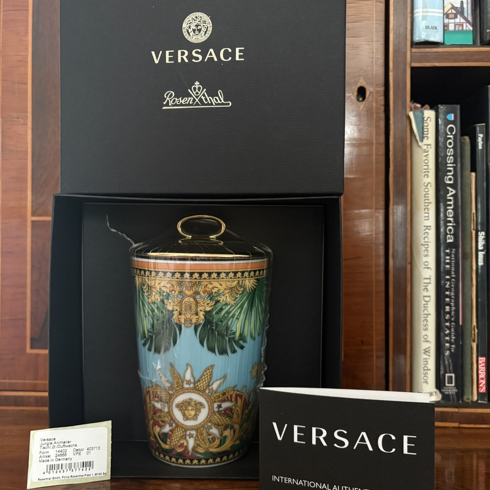 Versace Jungle Animalier Scented Candle *100% Authentic* New In Box