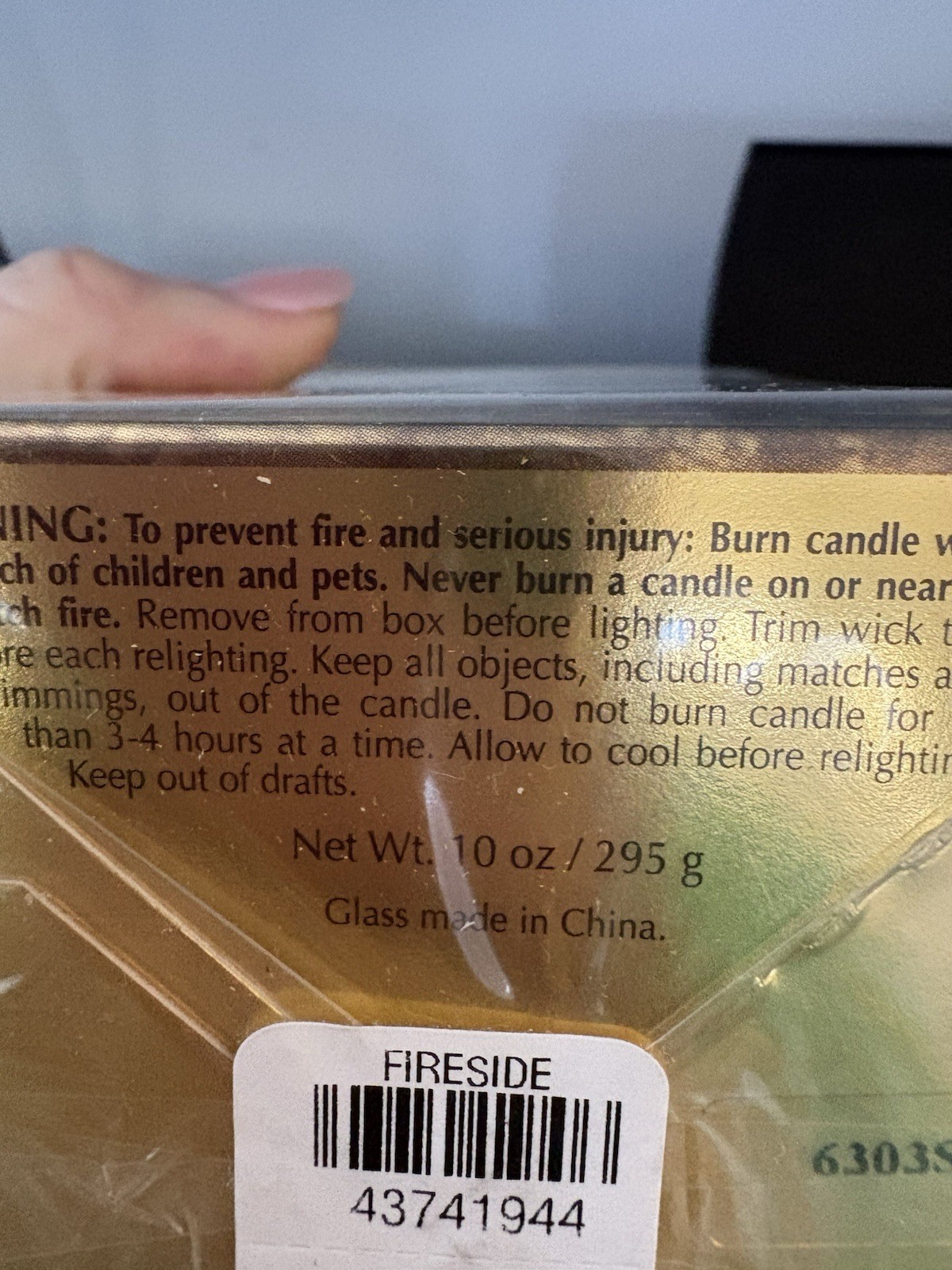 Elton John Fireside Fragrance Candle Slatkin And Co. 10 Oz New Sealed