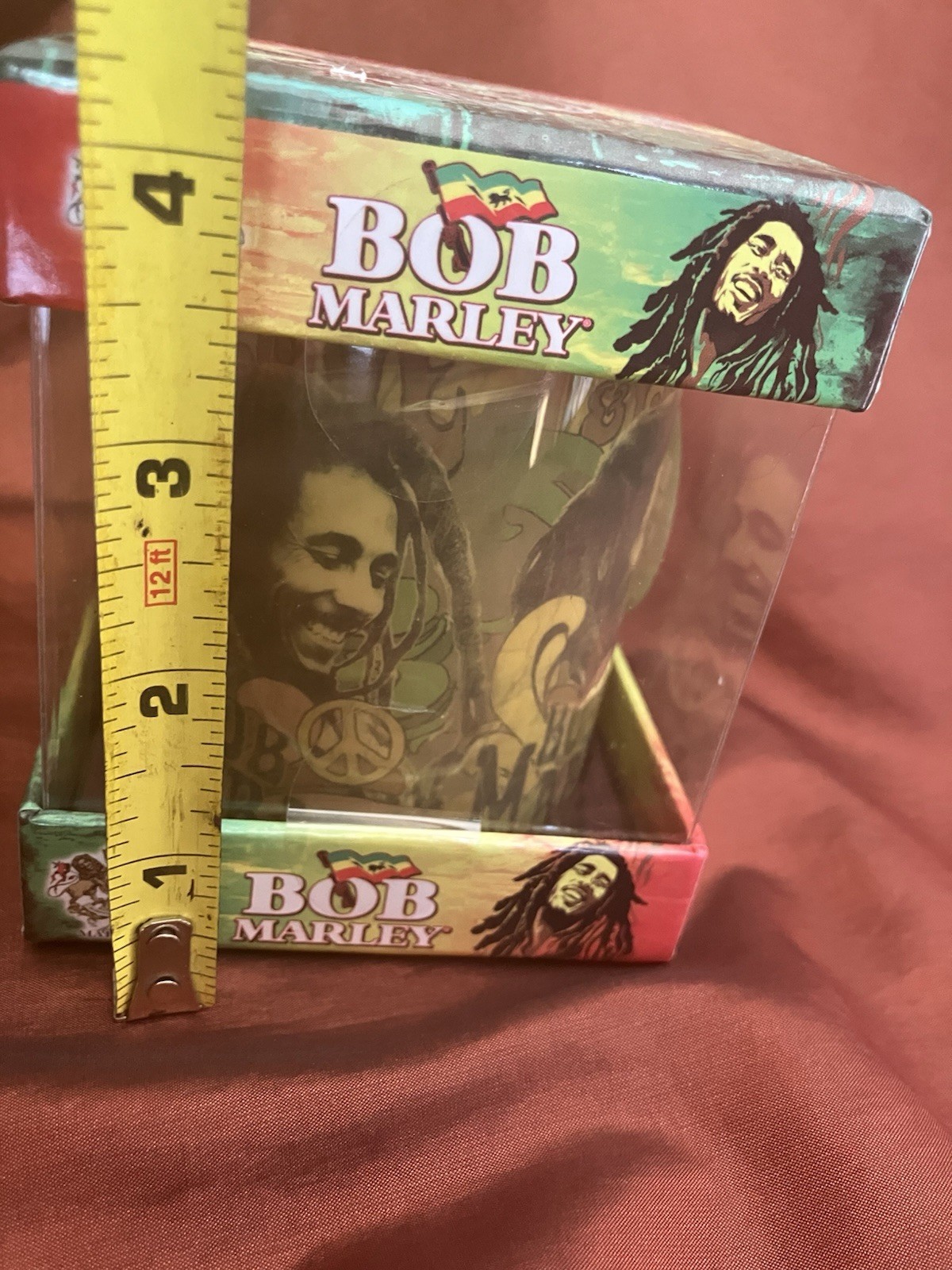 Bob Marley Battery Operated Flickering Light Candle Reggae Decor New In Box