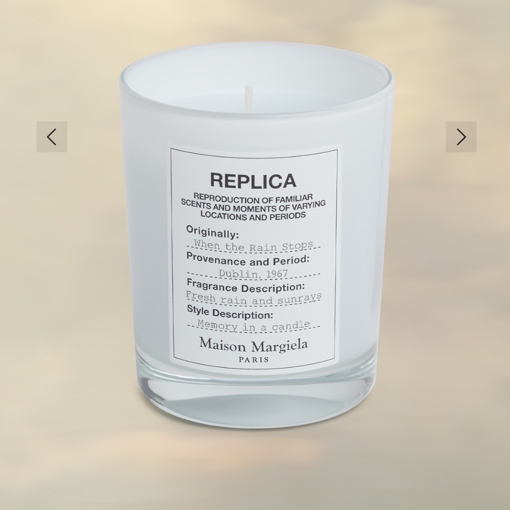 Replica When the Rain Stops Scented Candle Maison Margiela New in Box Sealed