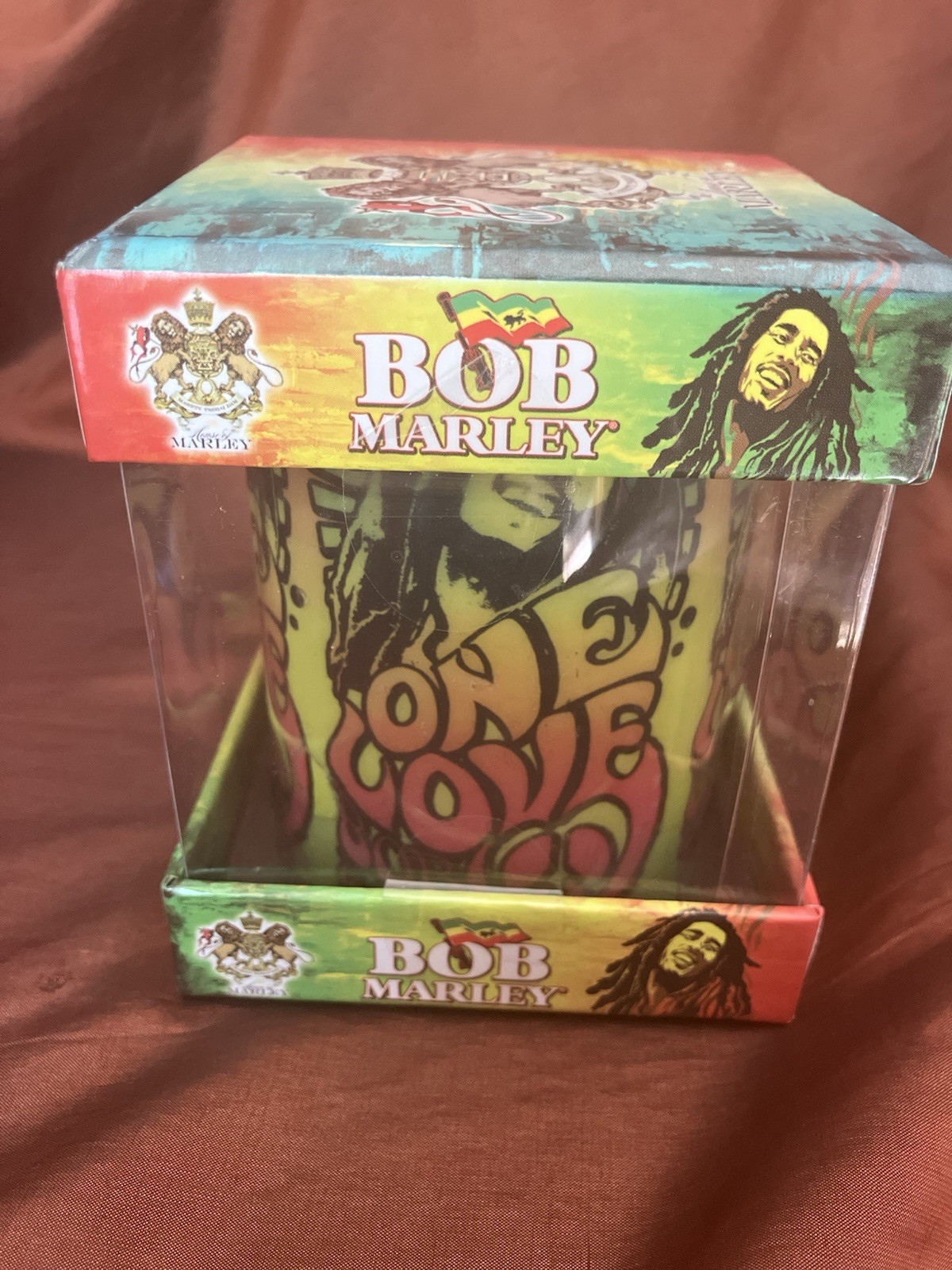 Bob Marley Vibrant Flickering Candle Battery Operated Reggae Decor New In Box