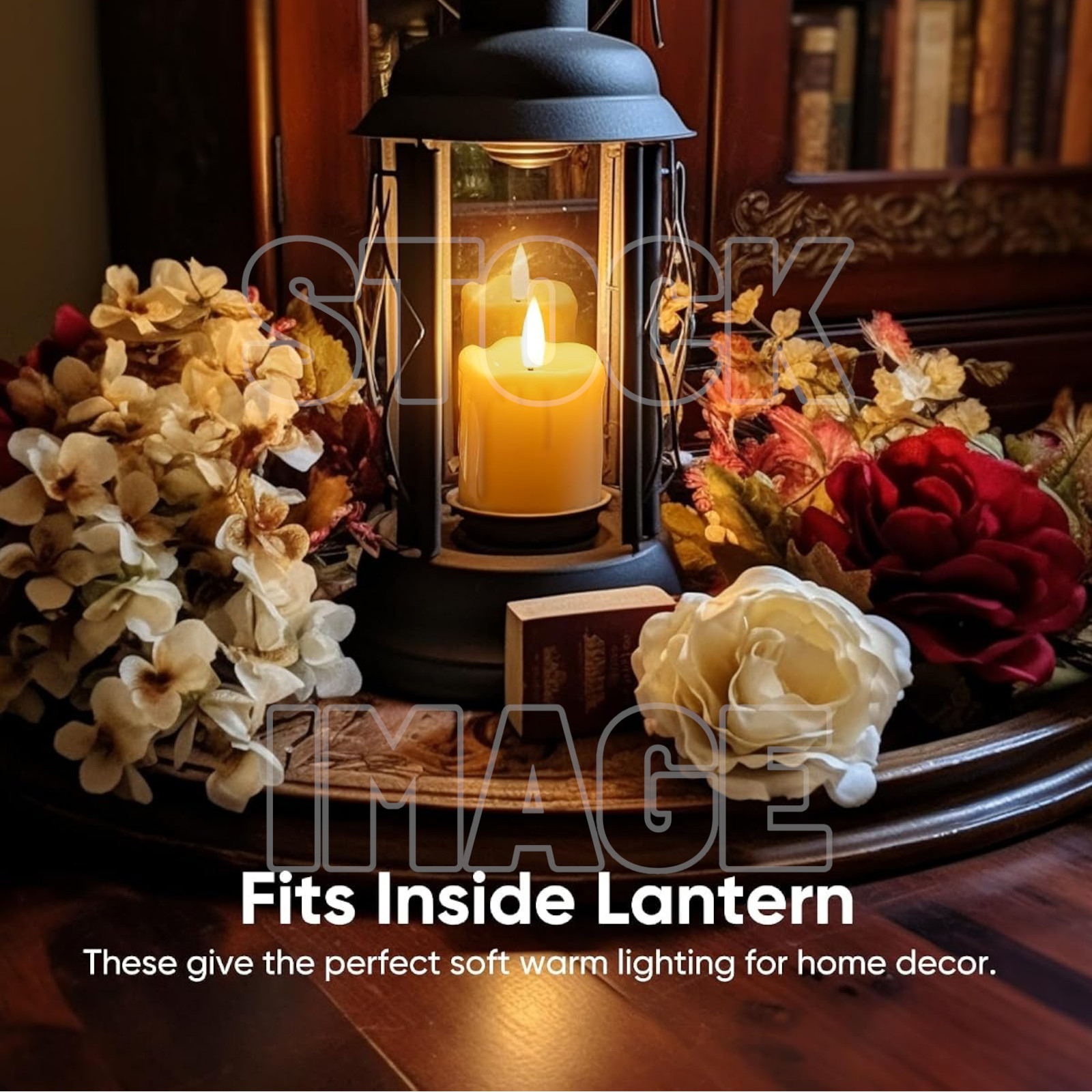 12 Pack 2″ x 2″ Timer Remote Control Flameless Votive Candles Battery Operated