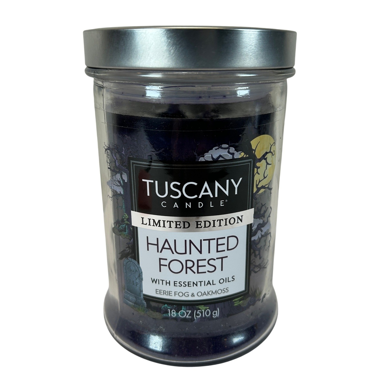 Tuscany Candle Haunted Forest 18oz Limited Edition Halloween 2-Wick Candle New