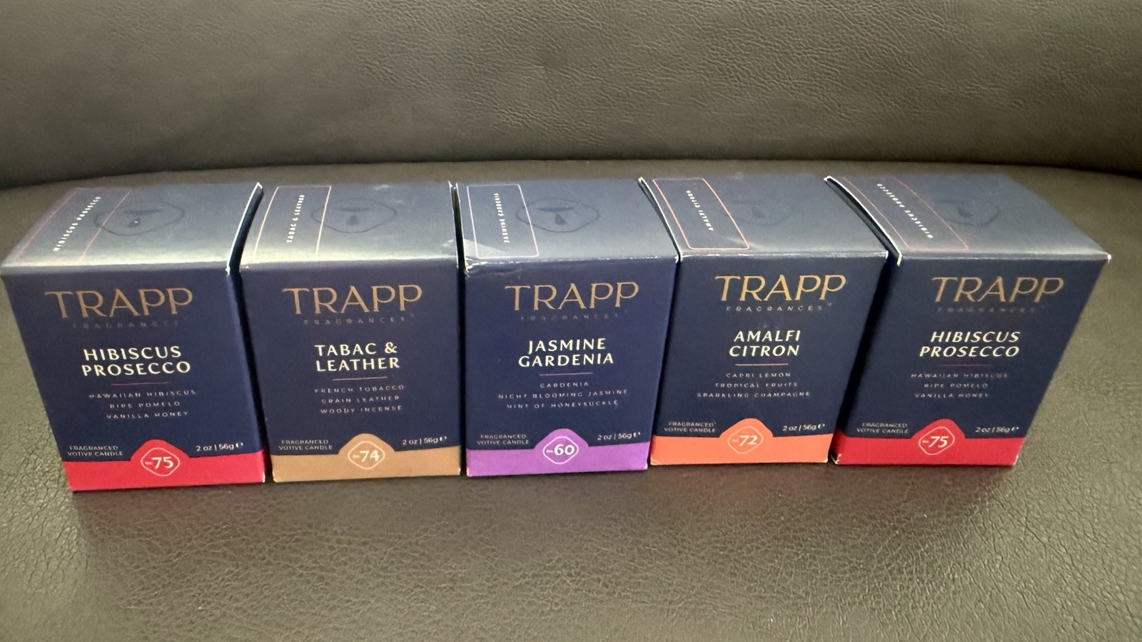 8-TRAPP Votive Candles In Multiple Scents. The Votives Are Sold Individually