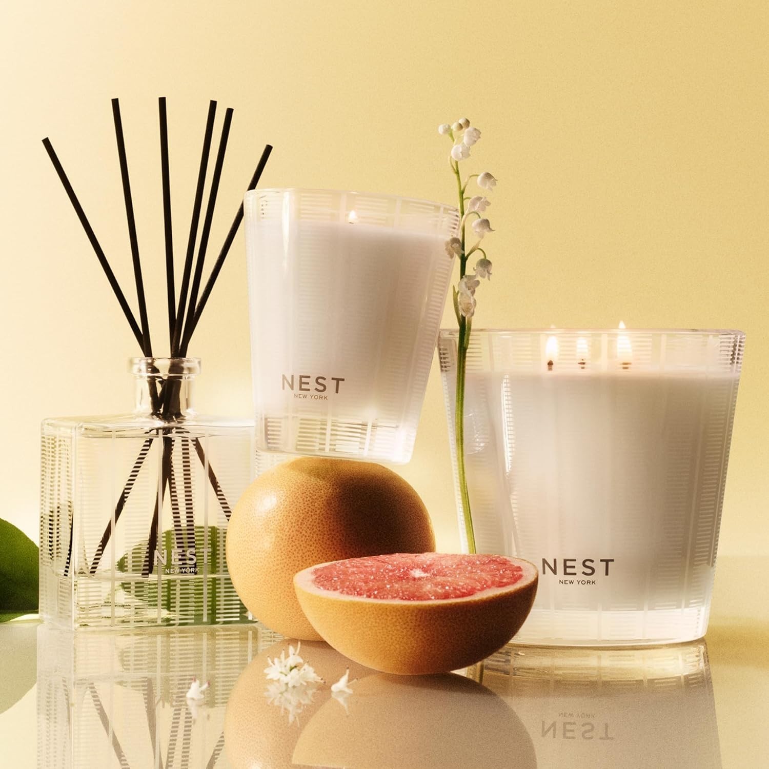 NEST New York Scented Votive Candle, Grapefruit – 2 oz