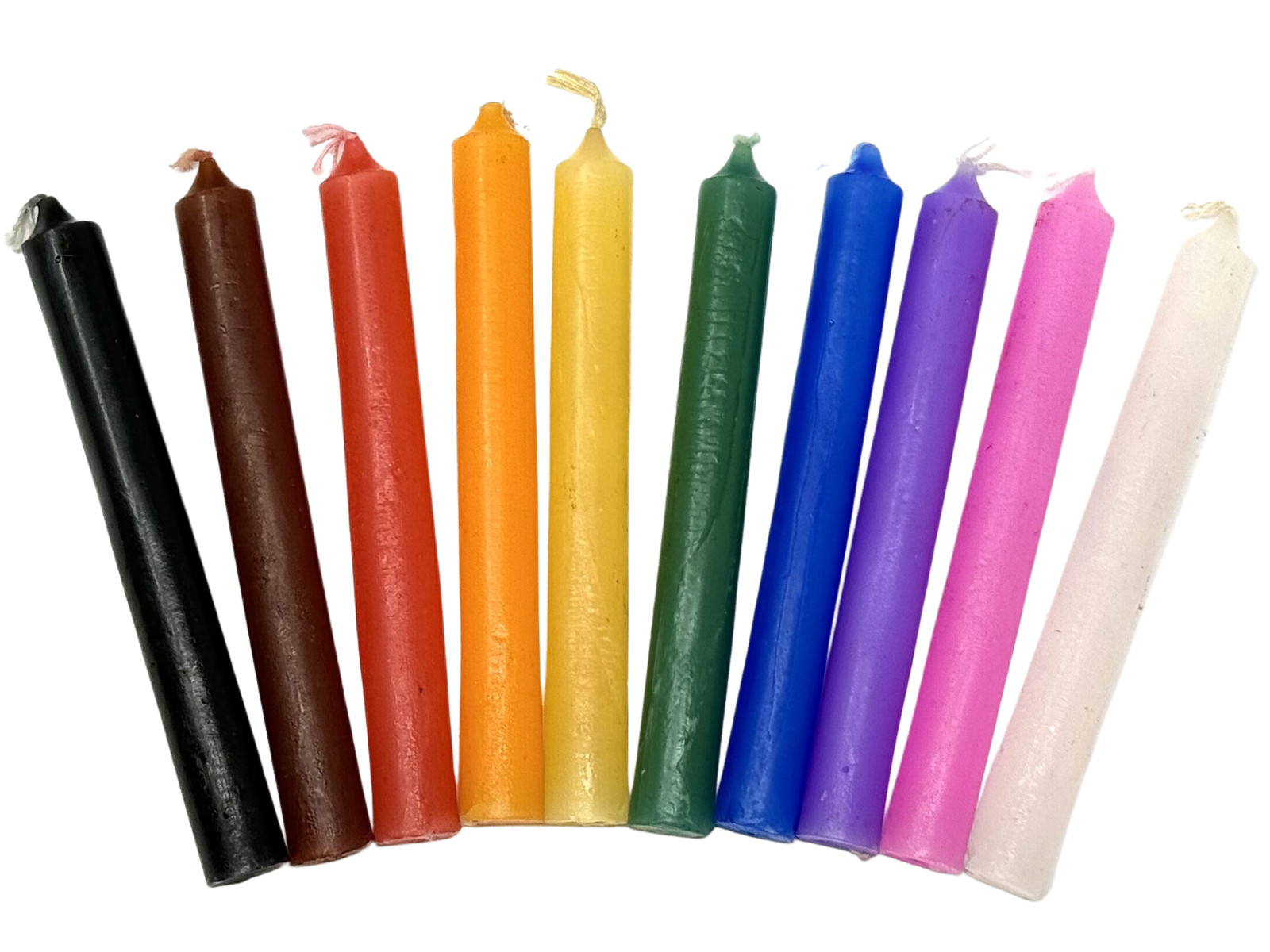 4″ Spell Candles: Lot of 4 – Choose from 15 Colors (Mini Taper Chime Candle)