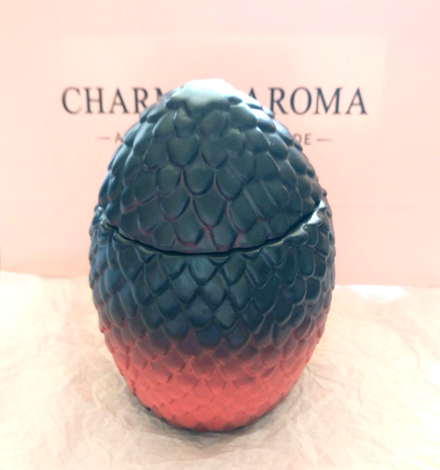 Charmed Aroma 925 Sterling Silver Ring Game of Thrones Dragon Egg Candle Size 7