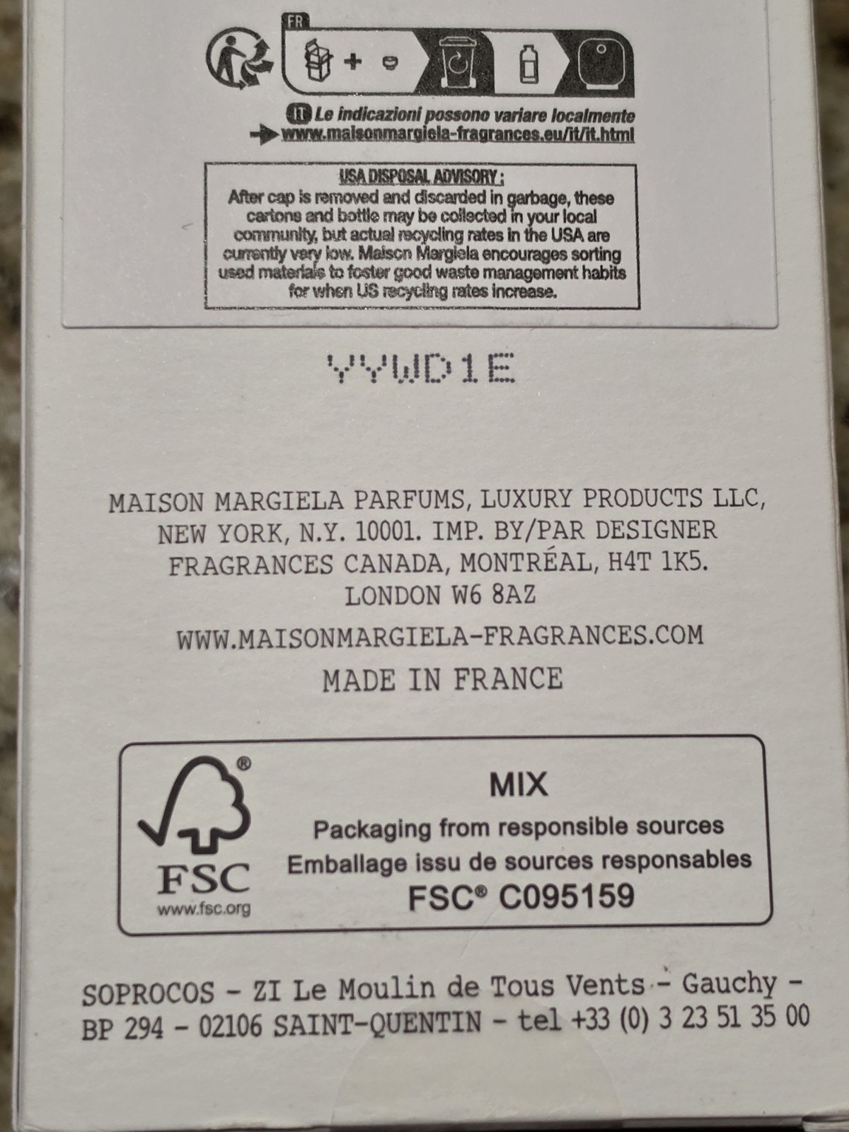 Maison Margiela Replica Diffuser, Jazz Club Scented 6.2oz / 185ml, New Open Box