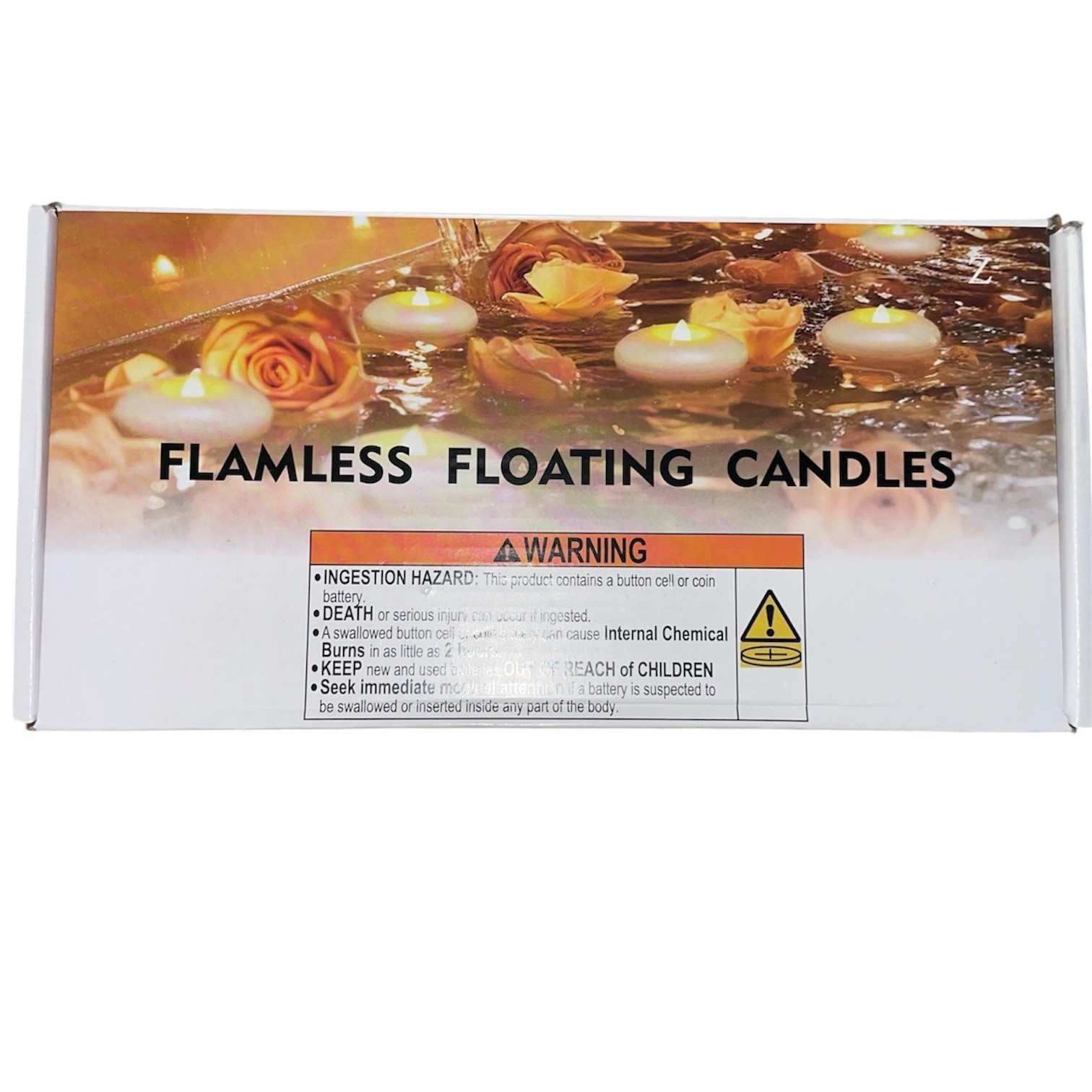 24 Pack 3” Flameless Led Floating Candles, 200 Hour Battery Operated