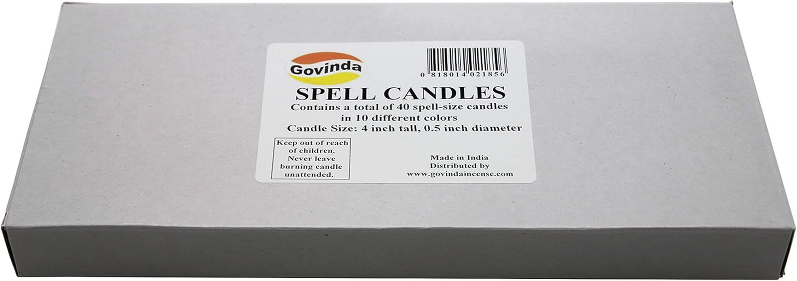 40 Pack Spell Chime Candles 4″ Mini Taper Assorted Colors Home Decor, 10 Color