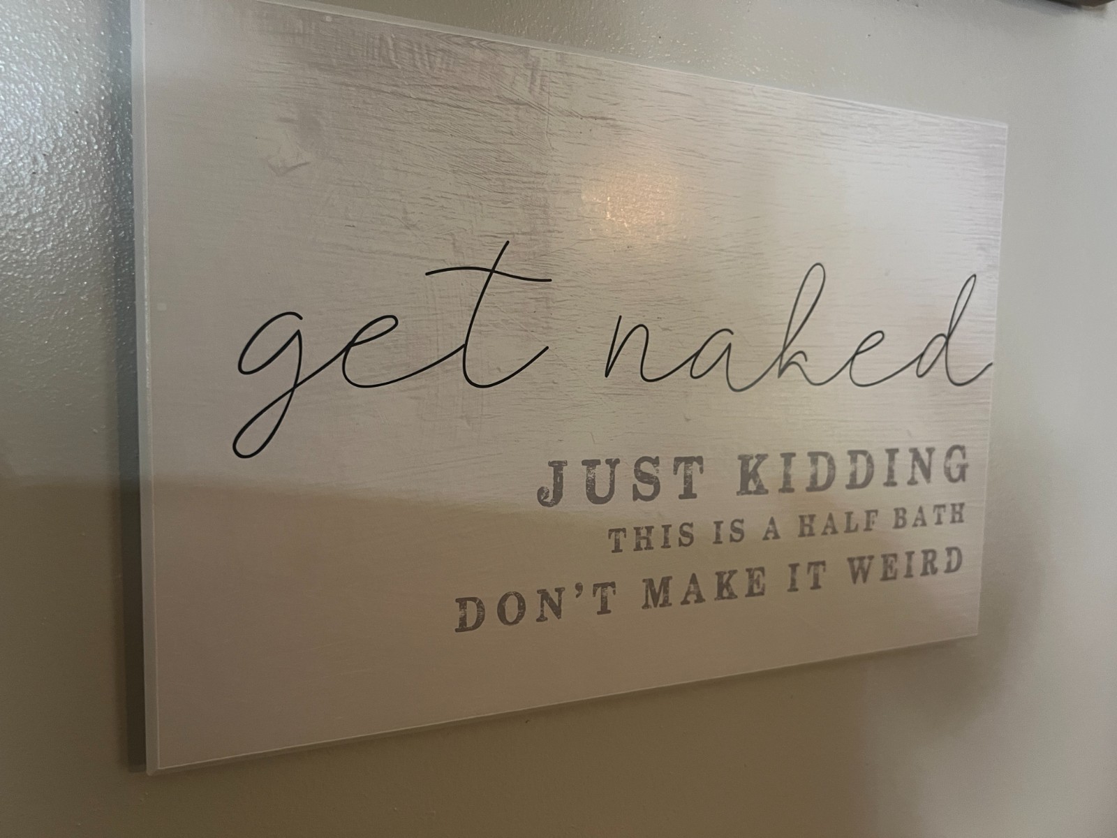 Bathroom Decor | Witty Wall Art | Wall Hangings
