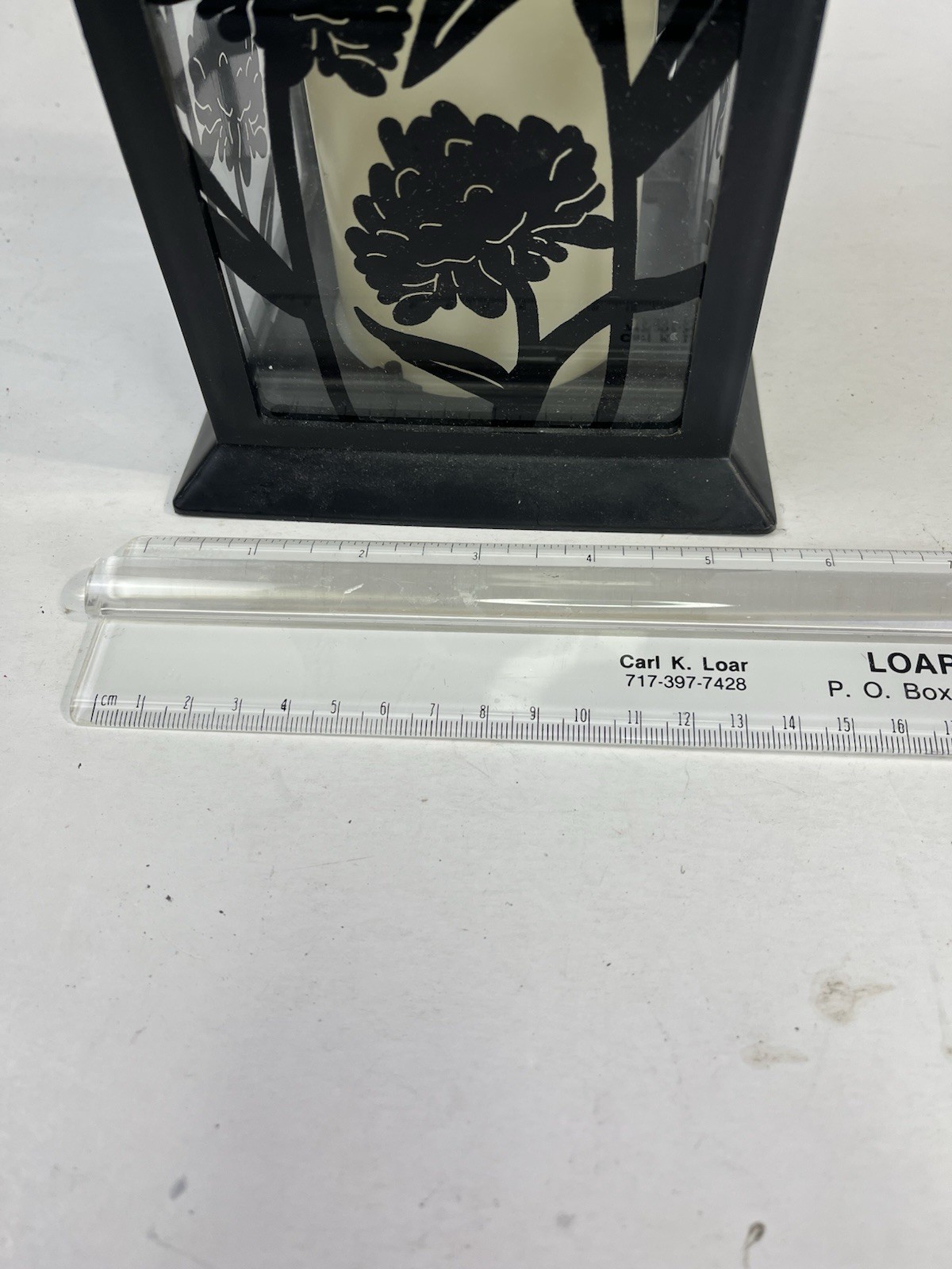 Everlasting Glow Indoor Outdoor Candle Lantern Flameless Led with Timer Q