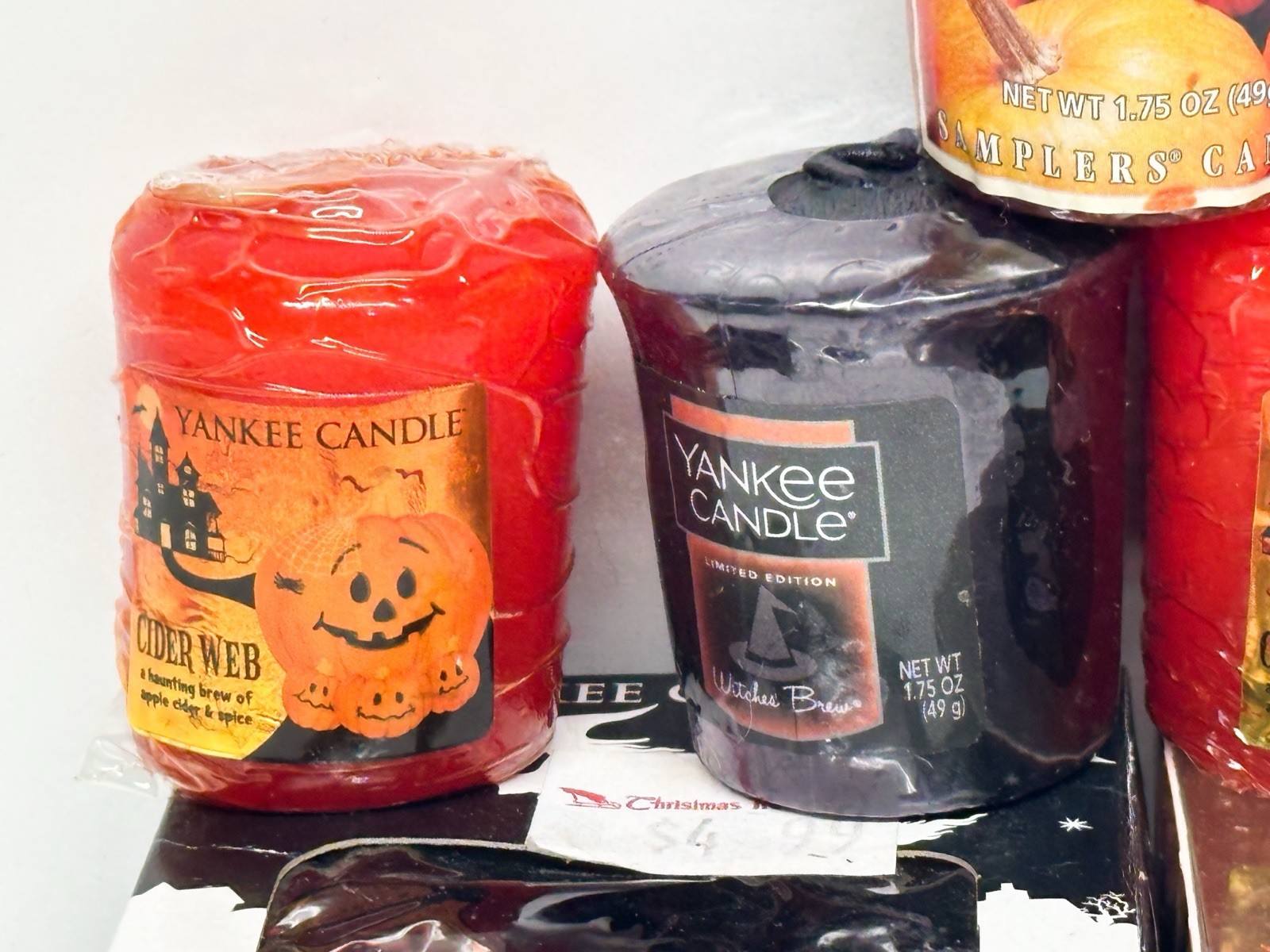 Yankee Candle Lot Fall Autumn Pumpkin Halloween Witches Brew Spice Candles