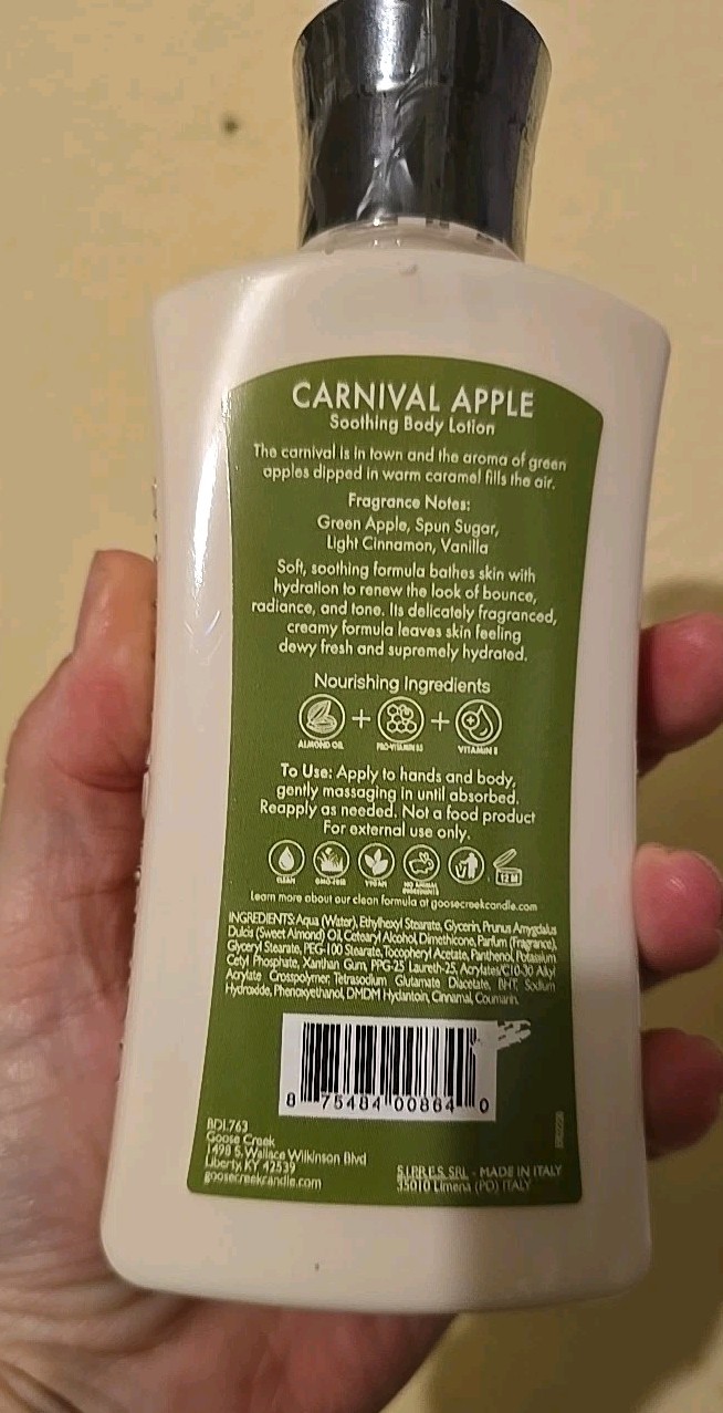NEW Set of 3 Goose Creek Candle CARNIVAL APPLE BUNDLE 🍎 FULL SIZE PRODUCTS