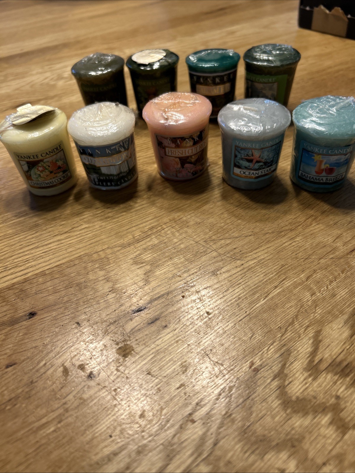 Yankee Votive Candles Lot of 9 – Assorted Rare Scents New See Photos